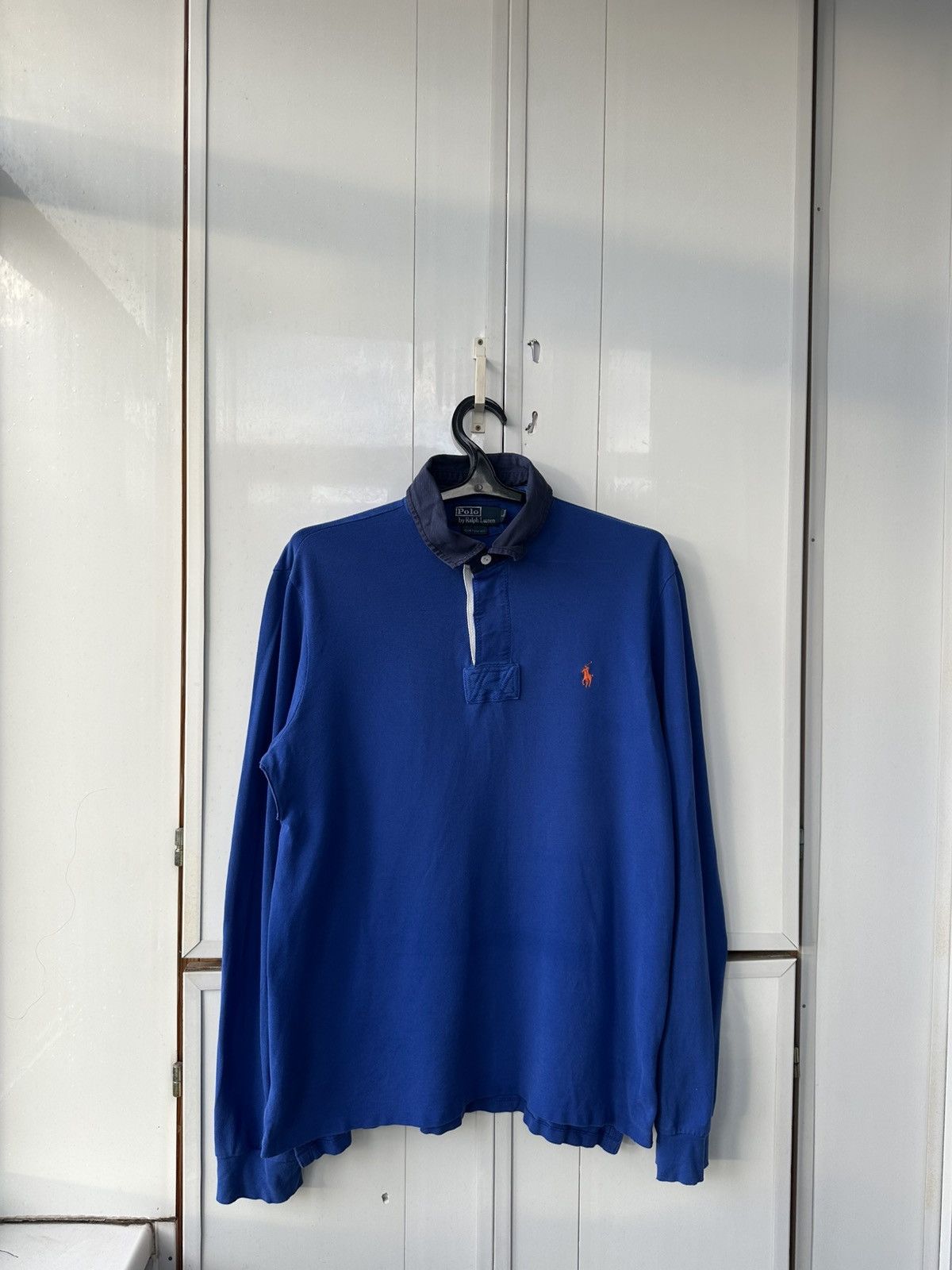 Polo Ralph Lauren Vintage Polo Ralph Lauren Rugby Orange Logo Size US L / EU 52-54 / 3 - 1 Thumbnail