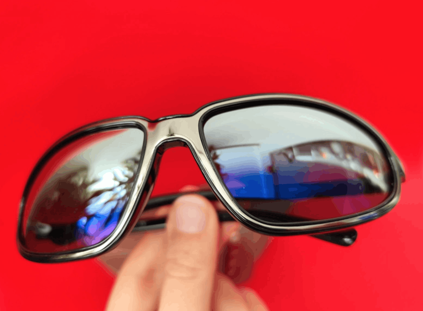 Prada × Vintage PRADA Sunglasses Rimless Sport Metal Frame Shield Wrap Size ONE SIZE - 8 Thumbnail