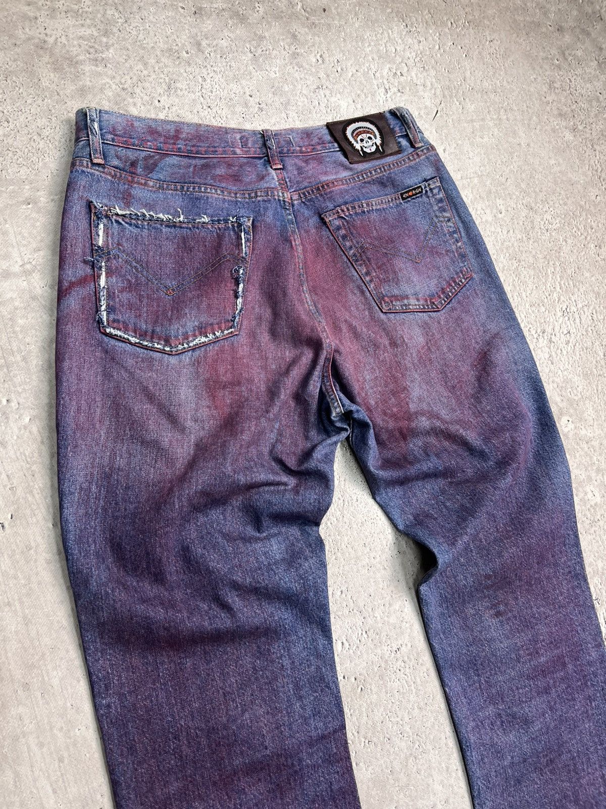 Designer × Japanese Brand × Tornado Mart washed diesel loose baggy skate hiphop work cargo pants Size US 35 - 10 Thumbnail