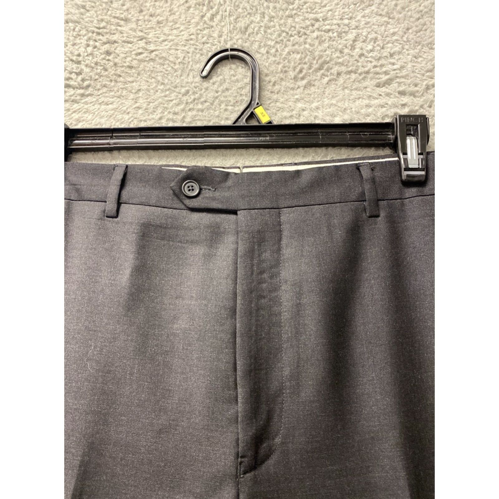 Vintage Santorelli Roma Dress Pants Mens 40x32 100% Wool Gray Italy /164-33 Size US 40 / EU 56 - 5 Thumbnail