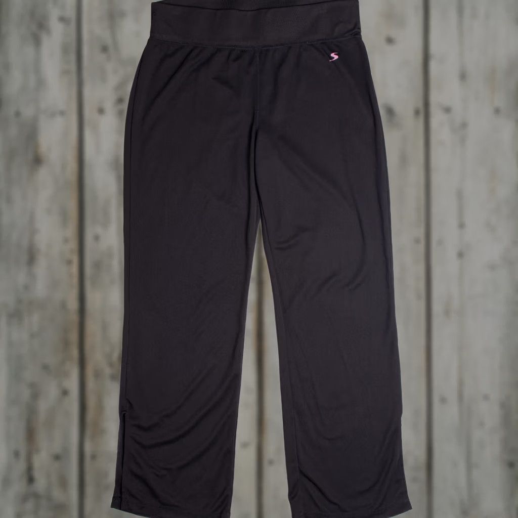 Vintage VINTAGE Track Pants Black Polyester Large Regular Adult Large Track Pants Mens Size US 33 - 1 Thumbnail