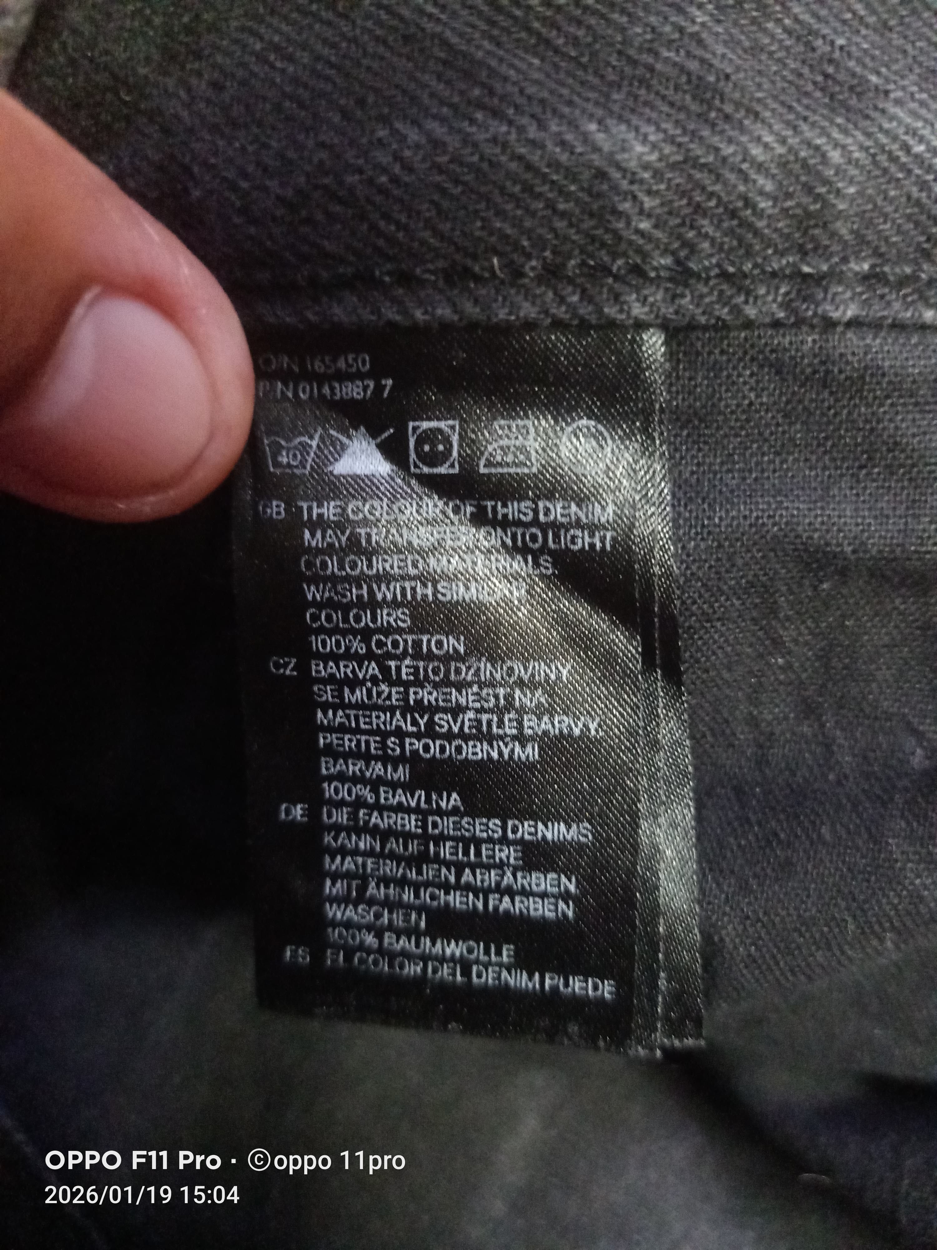 H&M H&M SuperBlack Men Straight Cut Denim 🌟 Size US 36 / EU 52 - 10 Thumbnail