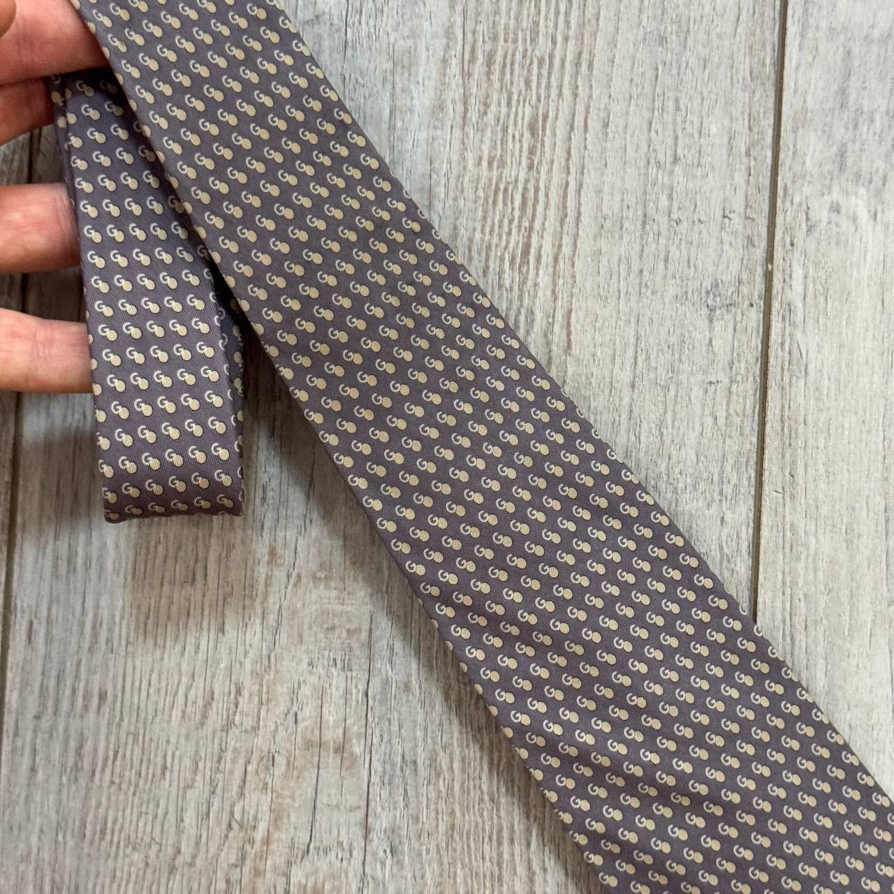 Gucci Vintage Gucci Silk Tie Size ONE SIZE - 8 Thumbnail