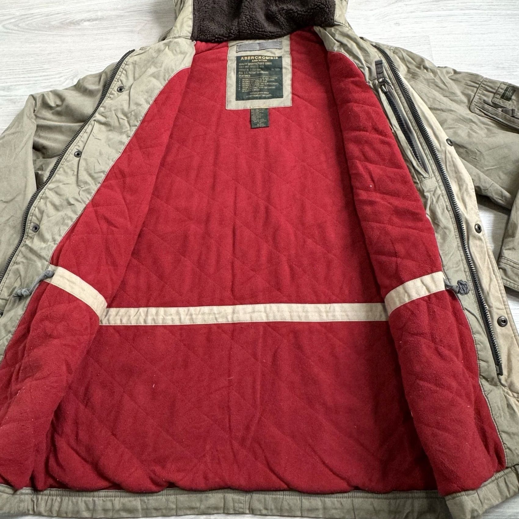 Abercrombie & Fitch Vintage Abercrombie & Fitch Parka Jacket M Lined Hooded Heavyweight Military Size US M / EU 48-50 / 2 - 5 Thumbnail