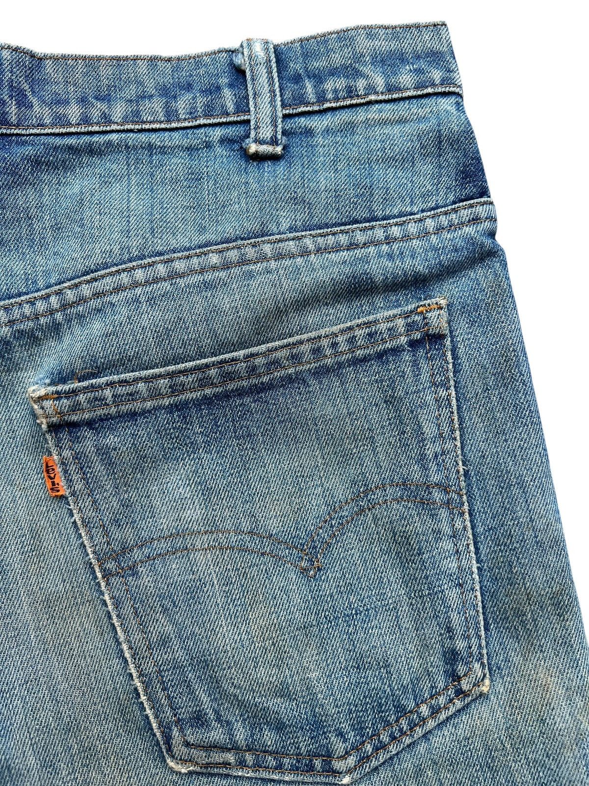 Levi's Vintage 70s Levi’s 646 Orange Bootcut Distressed Denim Jeans Size US 32 / EU 48 - 8 Thumbnail