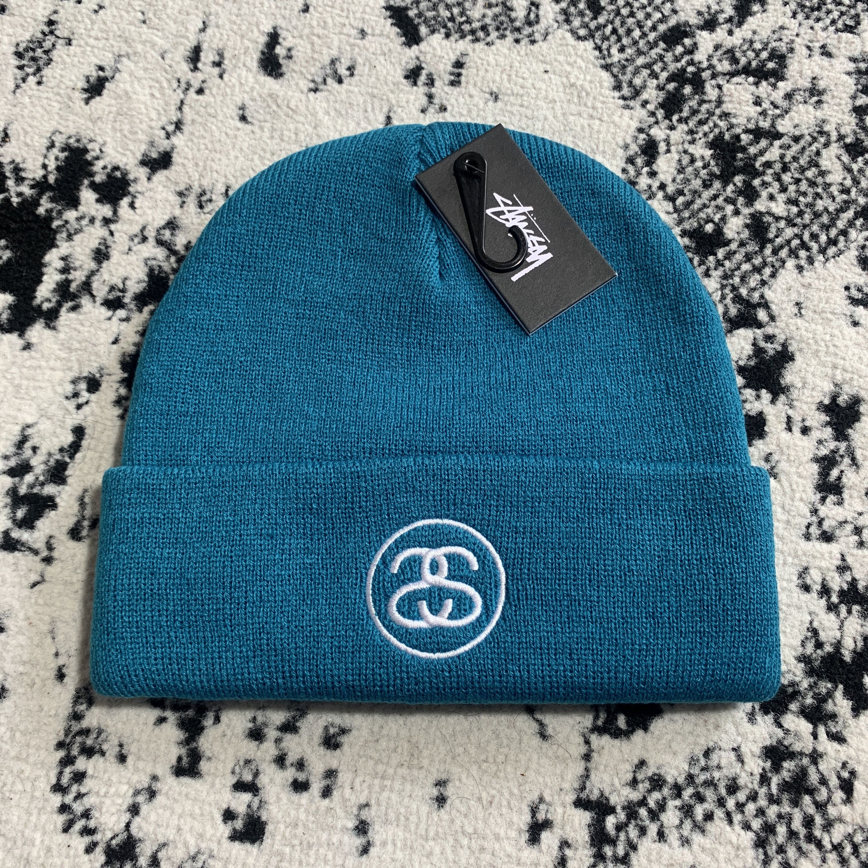 Other STUSSY FA17 SS LINK CUFF BEANIE HAT - TEAL Size ONE SIZE - 1 Thumbnail