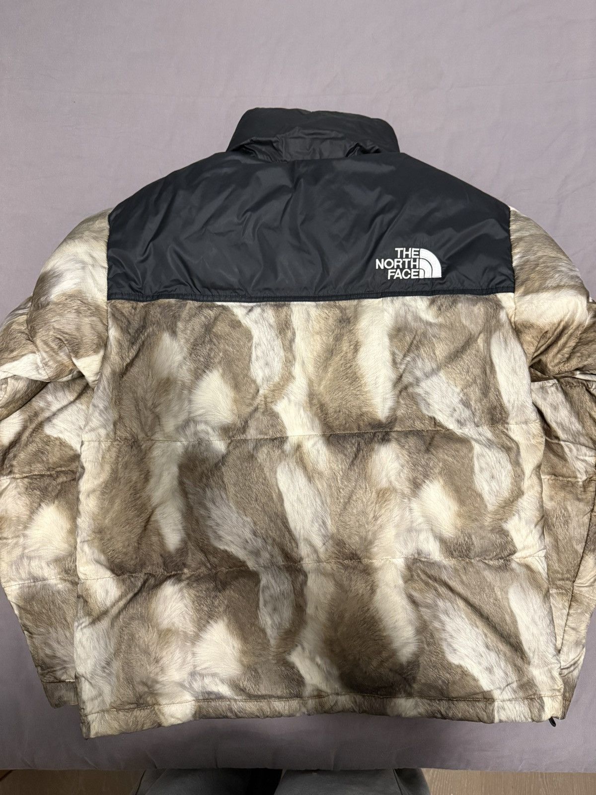 The North Face Supreme tnf North face Fur print nuptse jacket Size US S / EU 44-46 / 1 - 4 Thumbnail