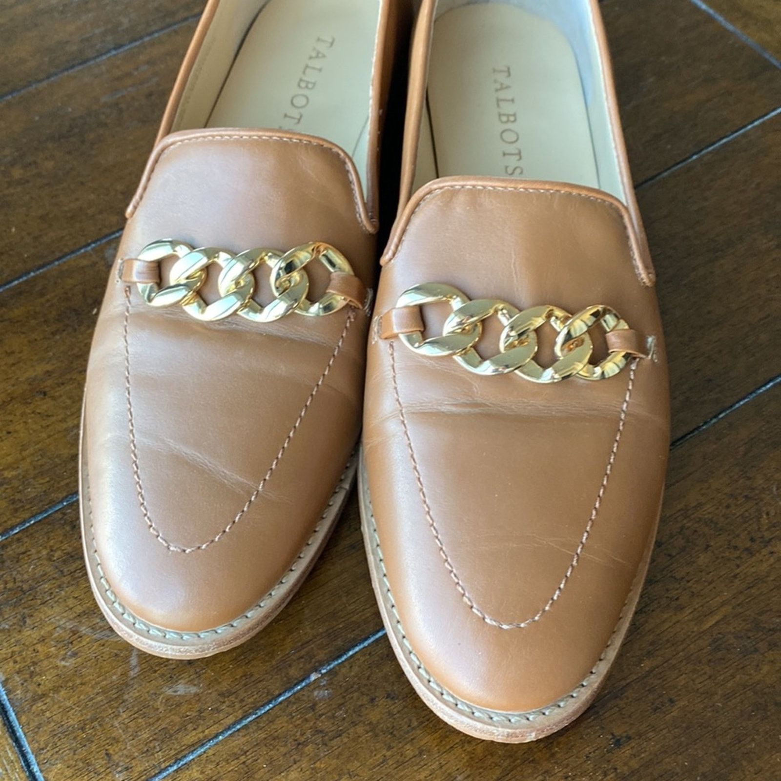 Other Talbots Leighton Chainlink Nappa Loafers Havana Tan size 8 Size US 8 / IT 38 - 3 Thumbnail