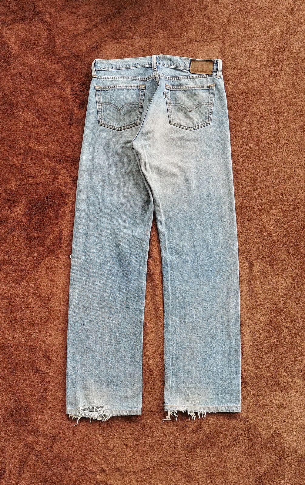 Levi's 90s Vintage Levis Silvertab Distressed Denim Jeans Size US 32 / EU 48 - 4 Thumbnail