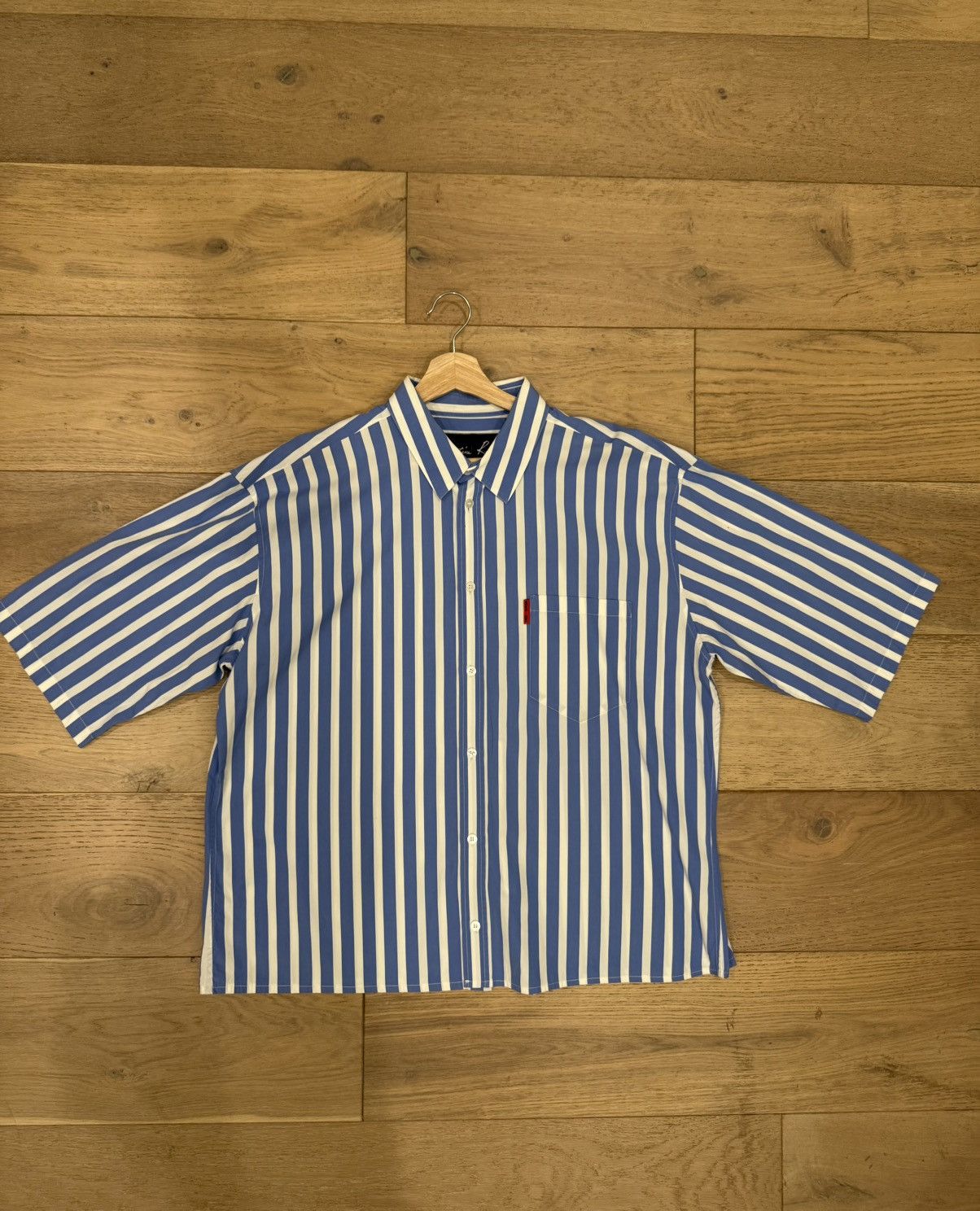 Martine Rose MARTINE ROSE SS18 STRIPED SS BUTTON UP Size US L / EU 52-54 / 3 - 3 Thumbnail