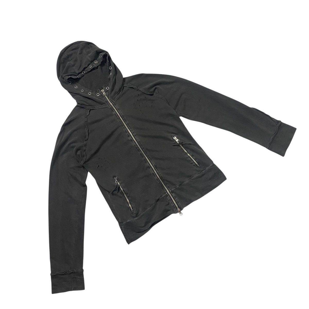 If Six Was Nine Casva distressed hoodie jacket Size US S / EU 44-46 / 1 - 3 Thumbnail