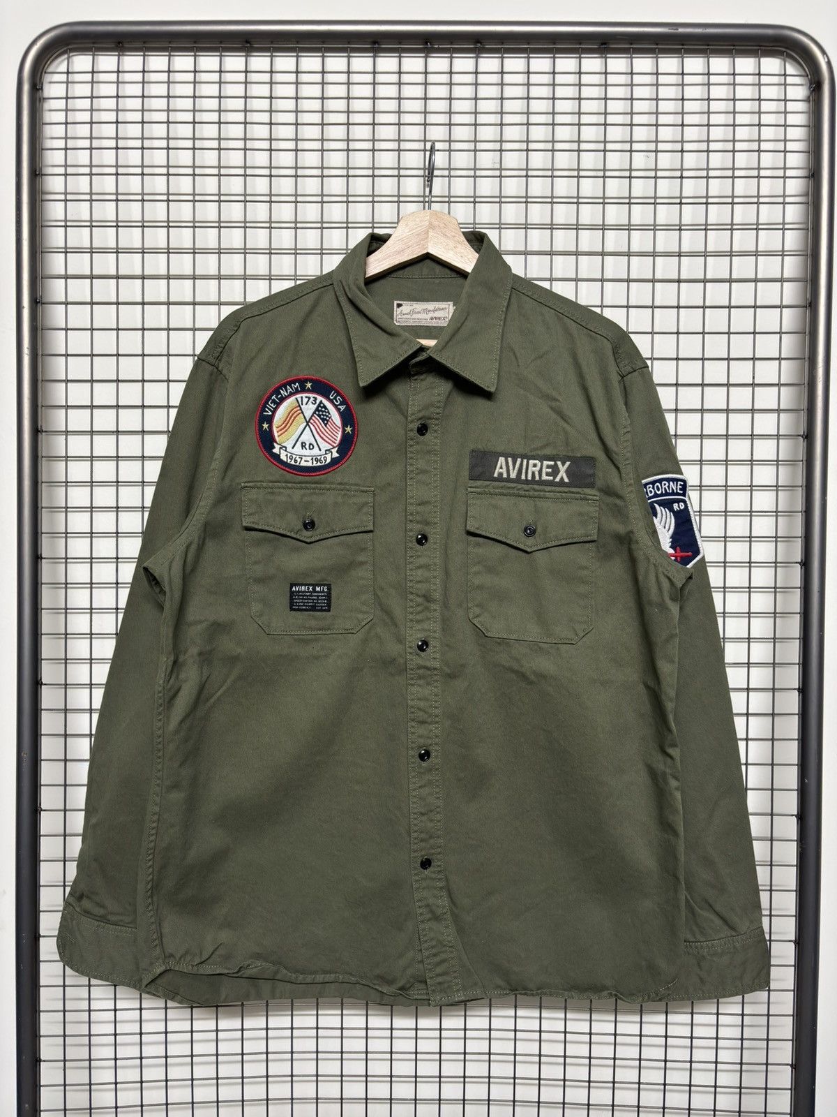 Avirex AVIREX Vietnam War Button up shirt Size US XL / EU 56 / 4 - 8 Thumbnail