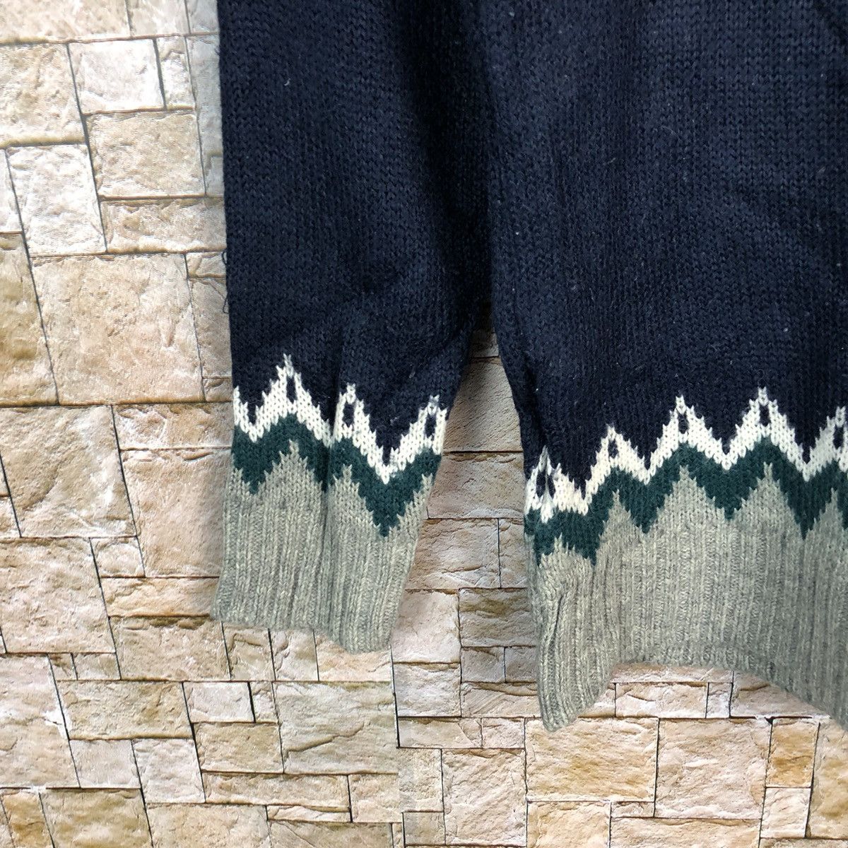 GU GU Dark Blue navajo Knitwear #A395 Size M / US 6-8 / IT 42-44 - 7 Thumbnail