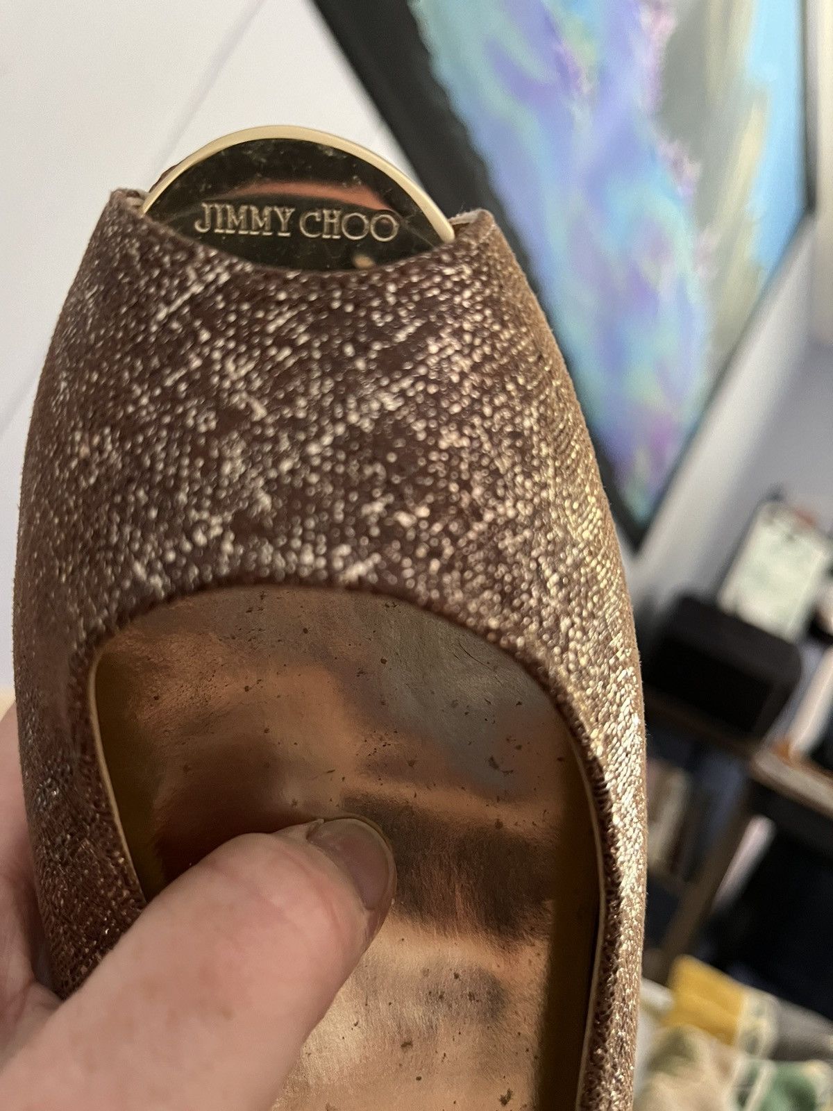 Jimmy Choo Jimmy Choo cork wedge sandals Size US 7.5 / IT 37.5 - 5 Thumbnail