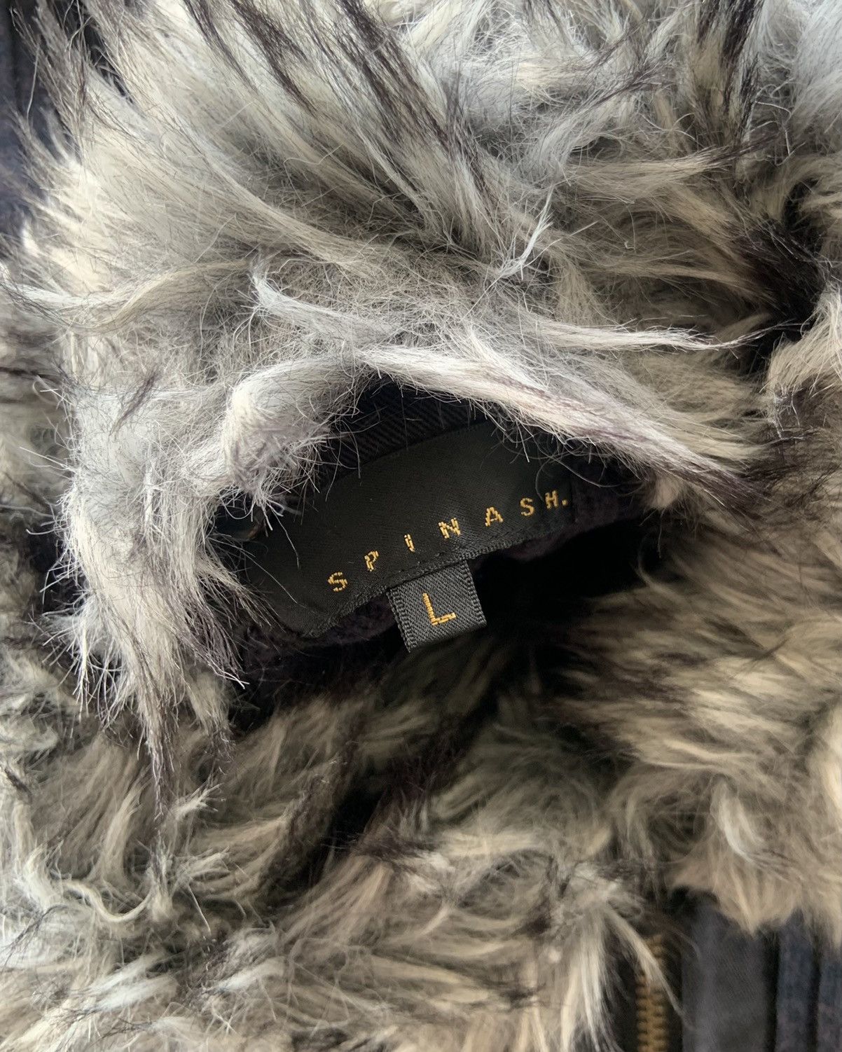 If Six Was Nine 2000s Spinash ifsixwasnine lgb Waxed Knit Zip Up Size US L / EU 52-54 / 3 - 3 Thumbnail