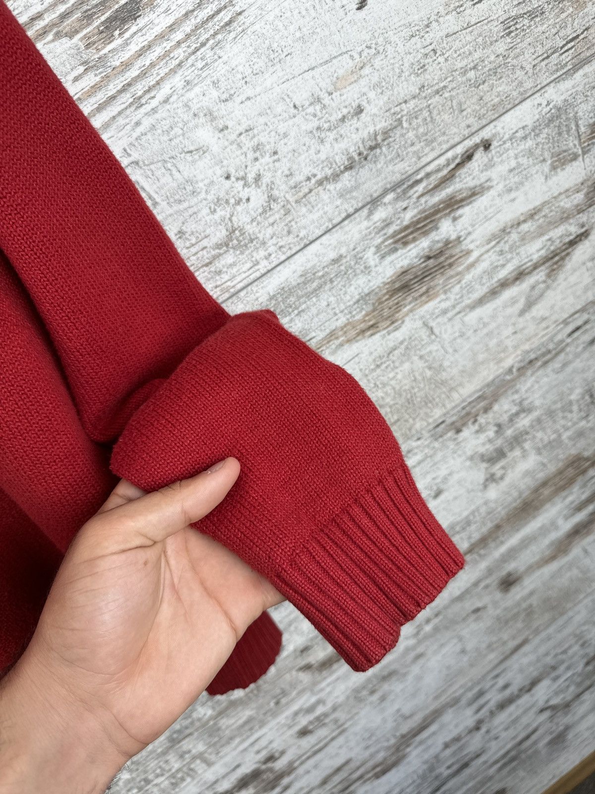Polo Ralph Lauren × Vintage Mens Vintage Polo Ralph Lauren 1/3 zip sweater knitwear y2k Size US L / EU 52-54 / 3 - 8 Thumbnail