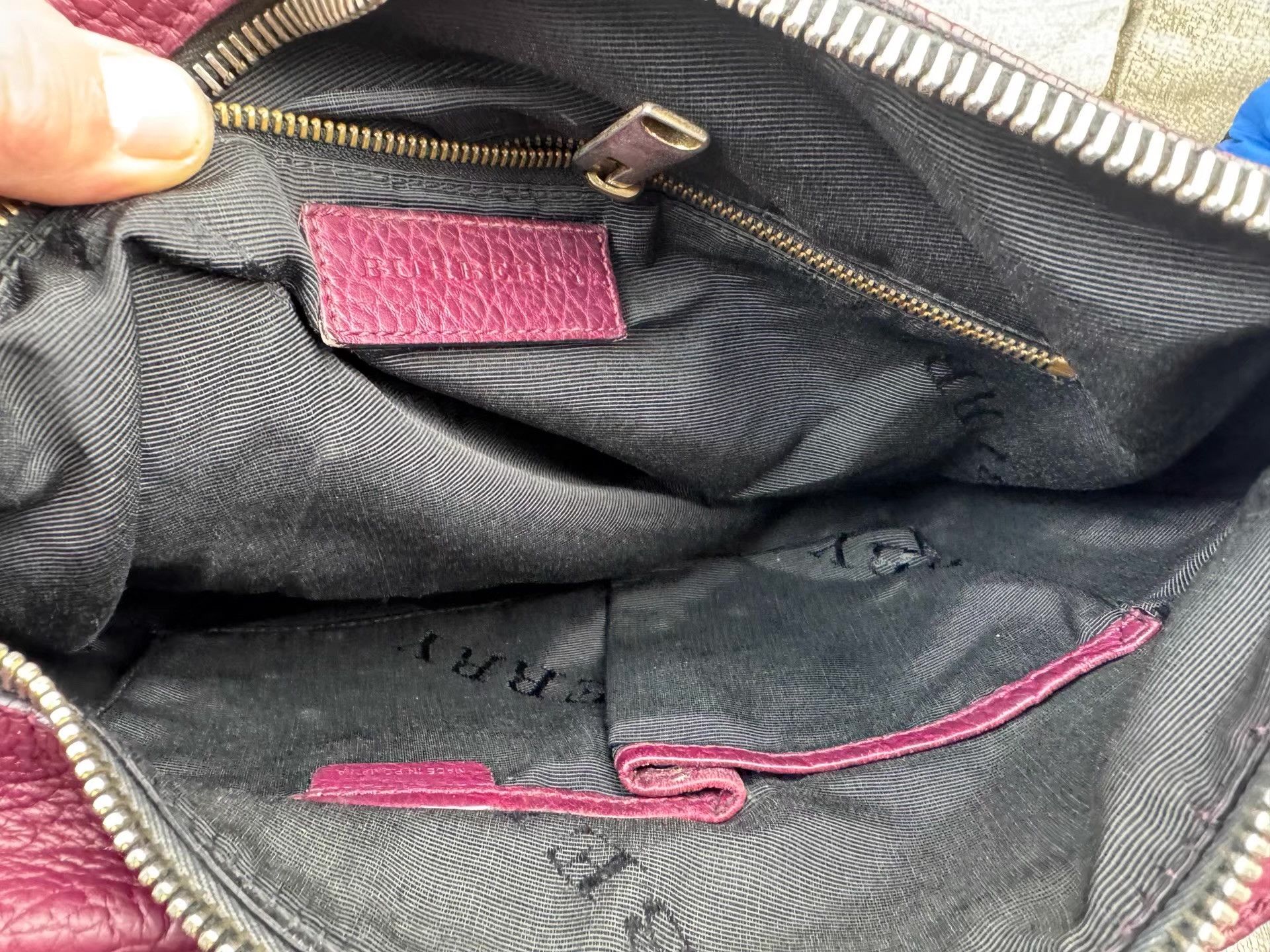 Burberry Burberry genuine leather hobo bag with shoulder strap Ｑ27 Size ONE SIZE - 3 Thumbnail