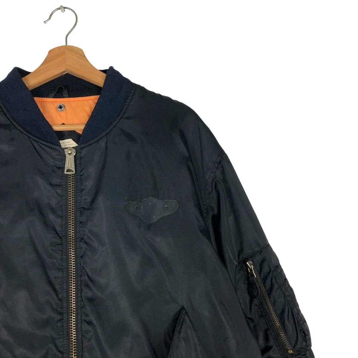 Japanese Brand 🔥RIOT RIOT AIR FORCE FLY BOMBER JACKET MIKITARY BIG LOGO Size US M / EU 48-50 / 2 - 7 Thumbnail