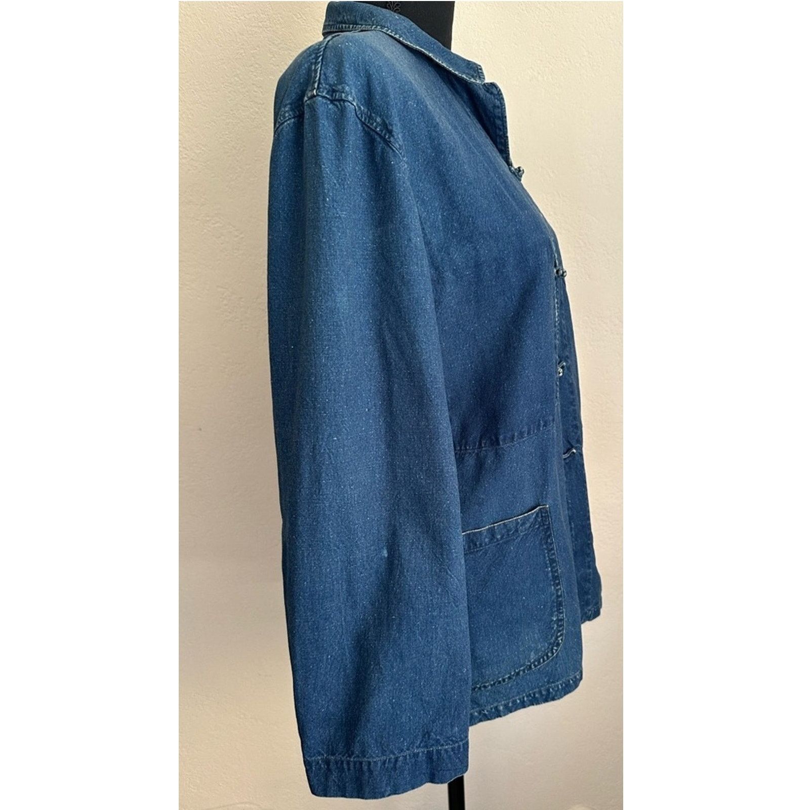 Vintage Vintage Shanghai Blue Workers Shacket US 8-10 L’AntiCher Size M / US 6-8 / IT 42-44 - 3 Thumbnail