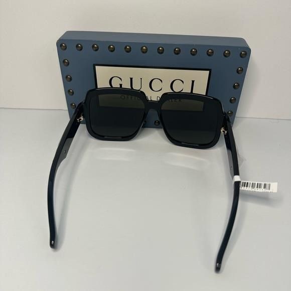 Gucci New - Authentic Gucci Sunglasses Men's GG0979S 001 Black/Gr Size ONE SIZE - 14 Thumbnail
