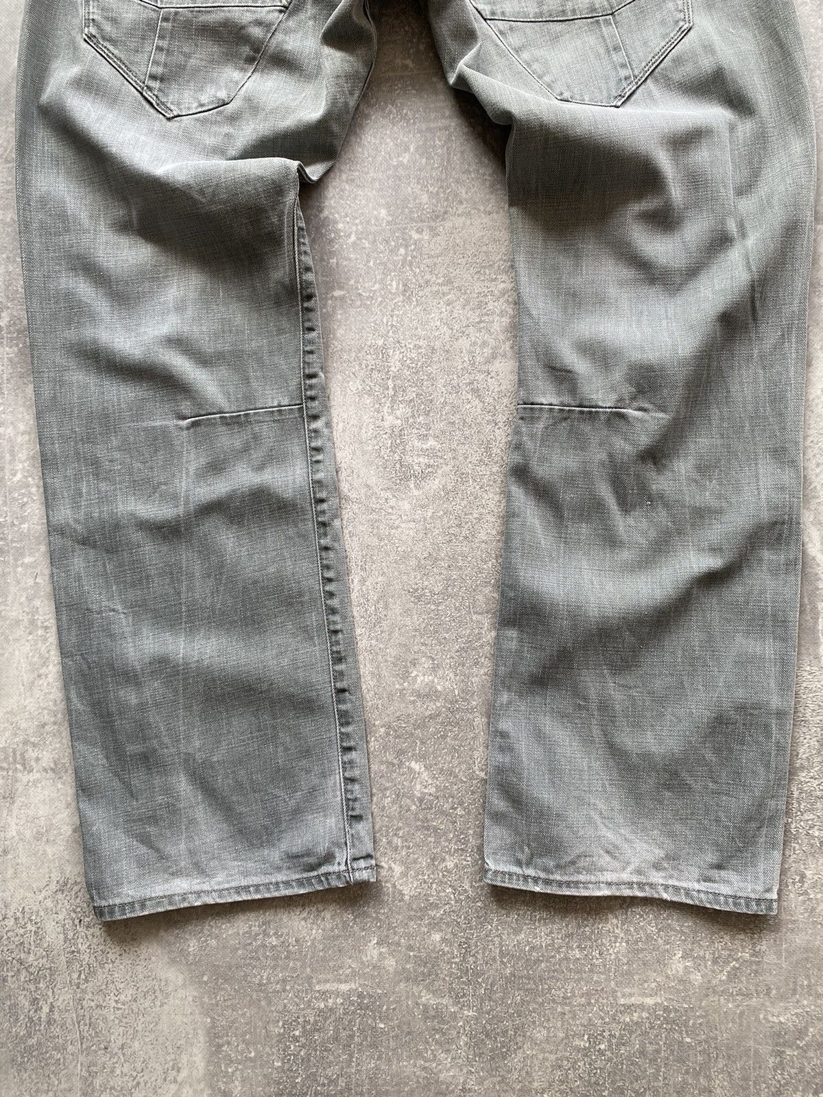Japanese Brand Police 883 Y2K Cinch Back Jeans Size US 36 / EU 52 - 3 Thumbnail