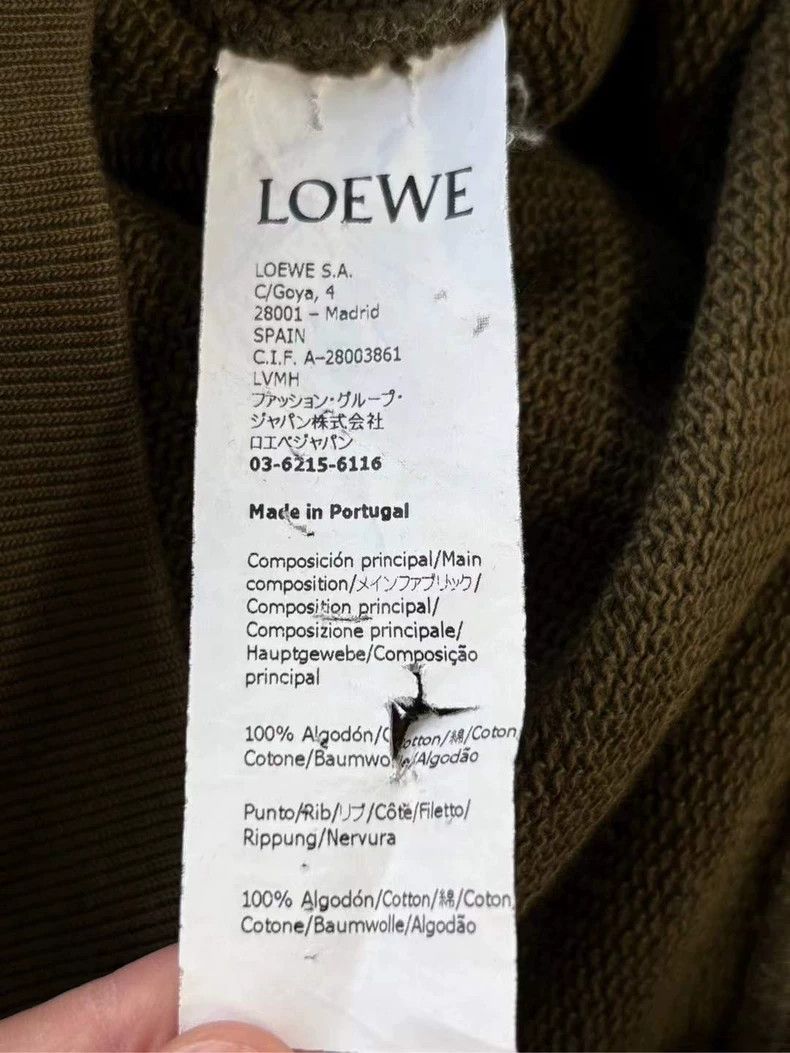Loewe LOEWE Chest embroidered hoodie Size L / US 10 / IT 46 - 4 Thumbnail