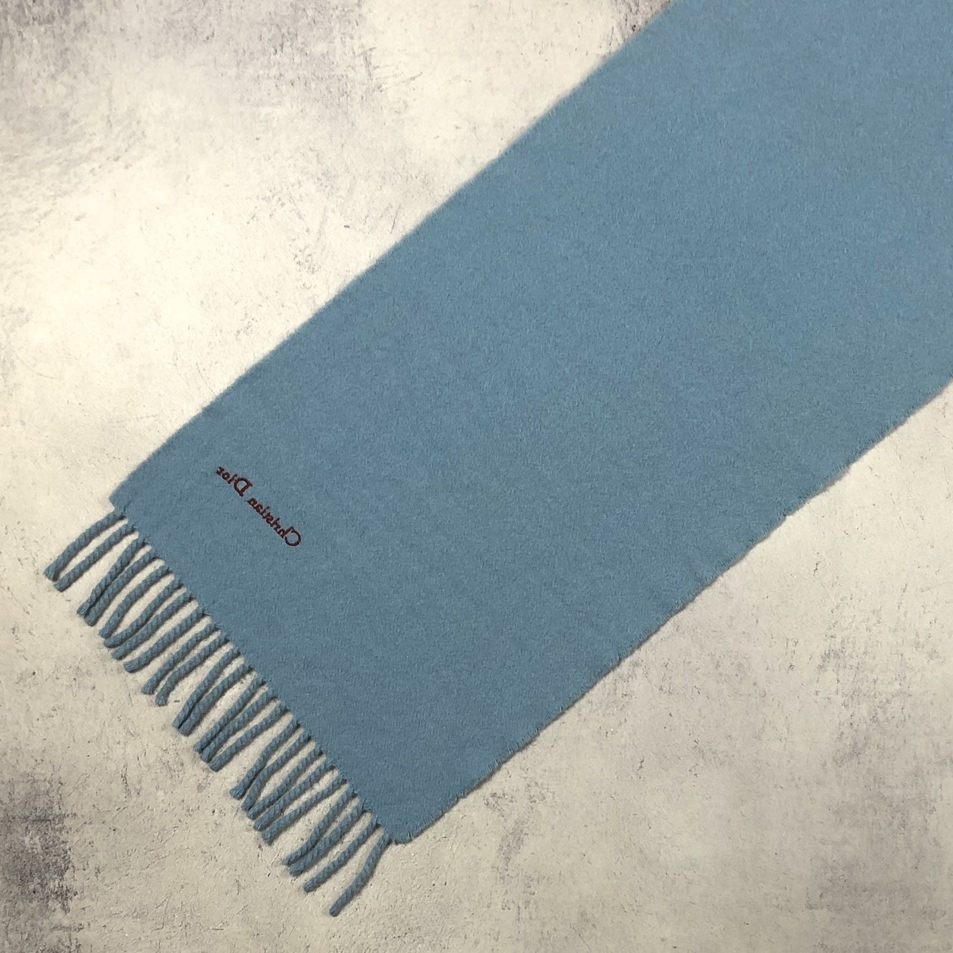Christian Dior Monsieur 90s Christian Dior Monsieur Lambswool Scarf Size ONE SIZE - 8 Thumbnail