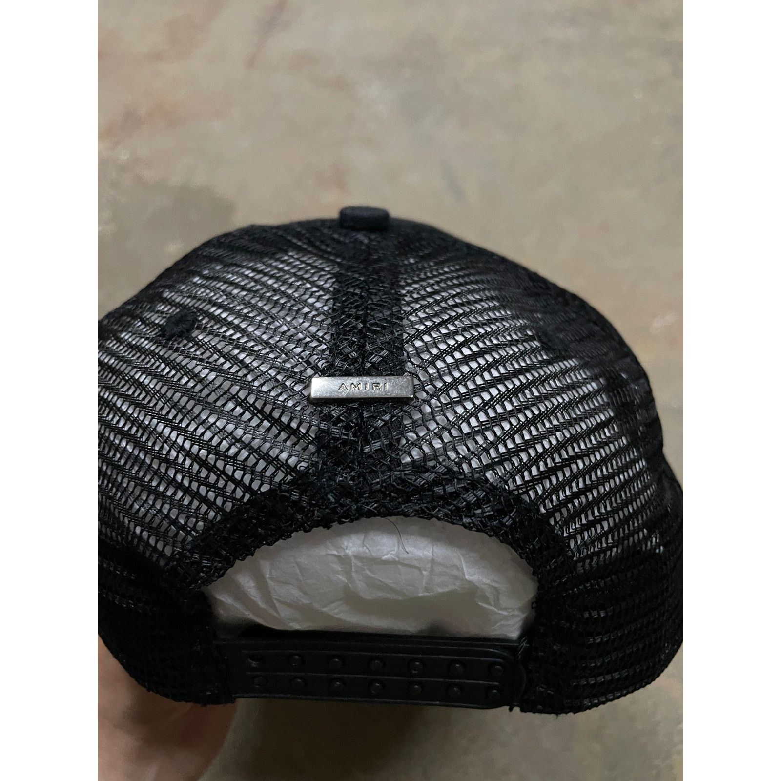 Amiri Amiri Cap Black White Logo Used OS Size ONE SIZE - 2 Thumbnail