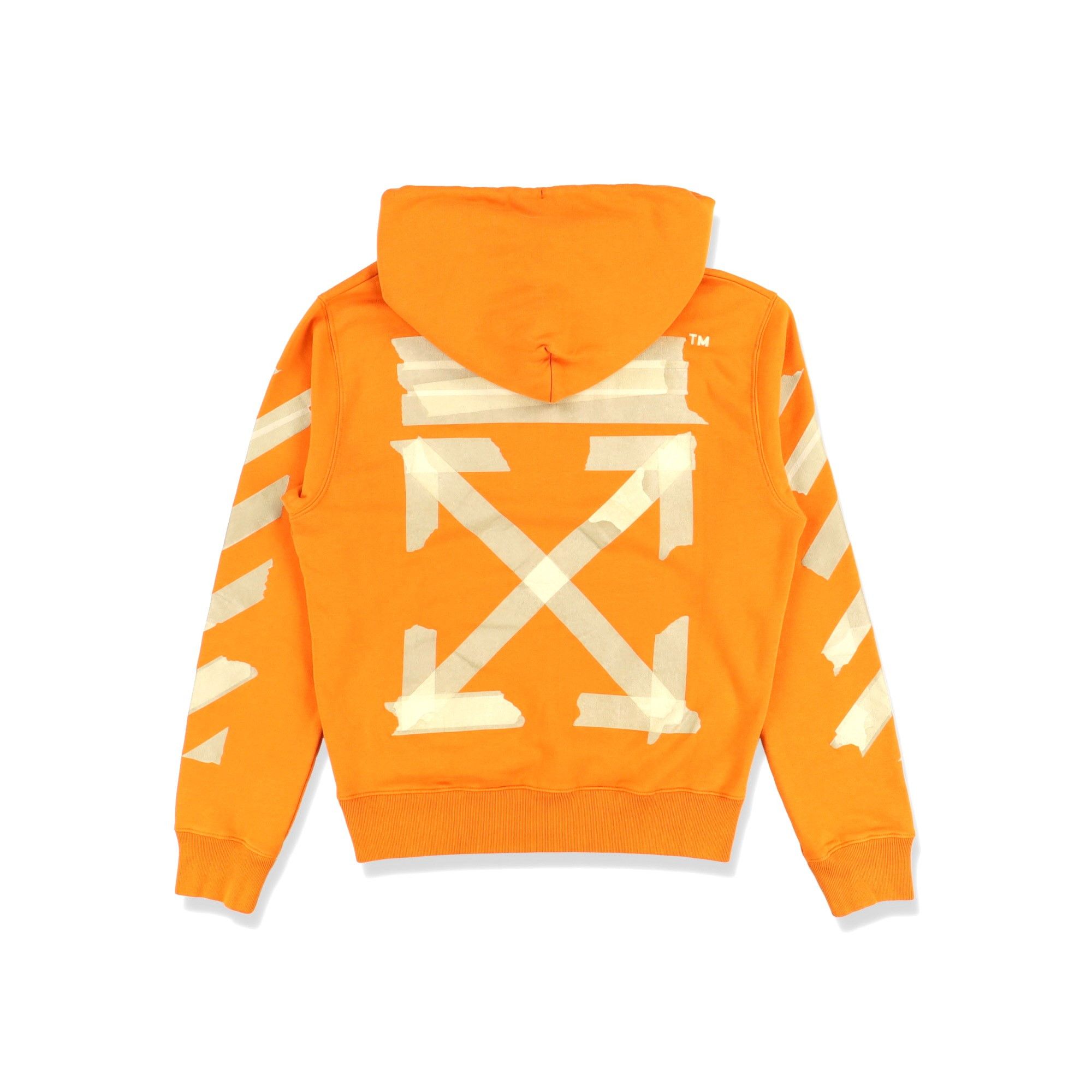 Off-White Orange Tape Arrows Logo Hoodie Size US M / EU 48-50 / 2 - 1 Thumbnail