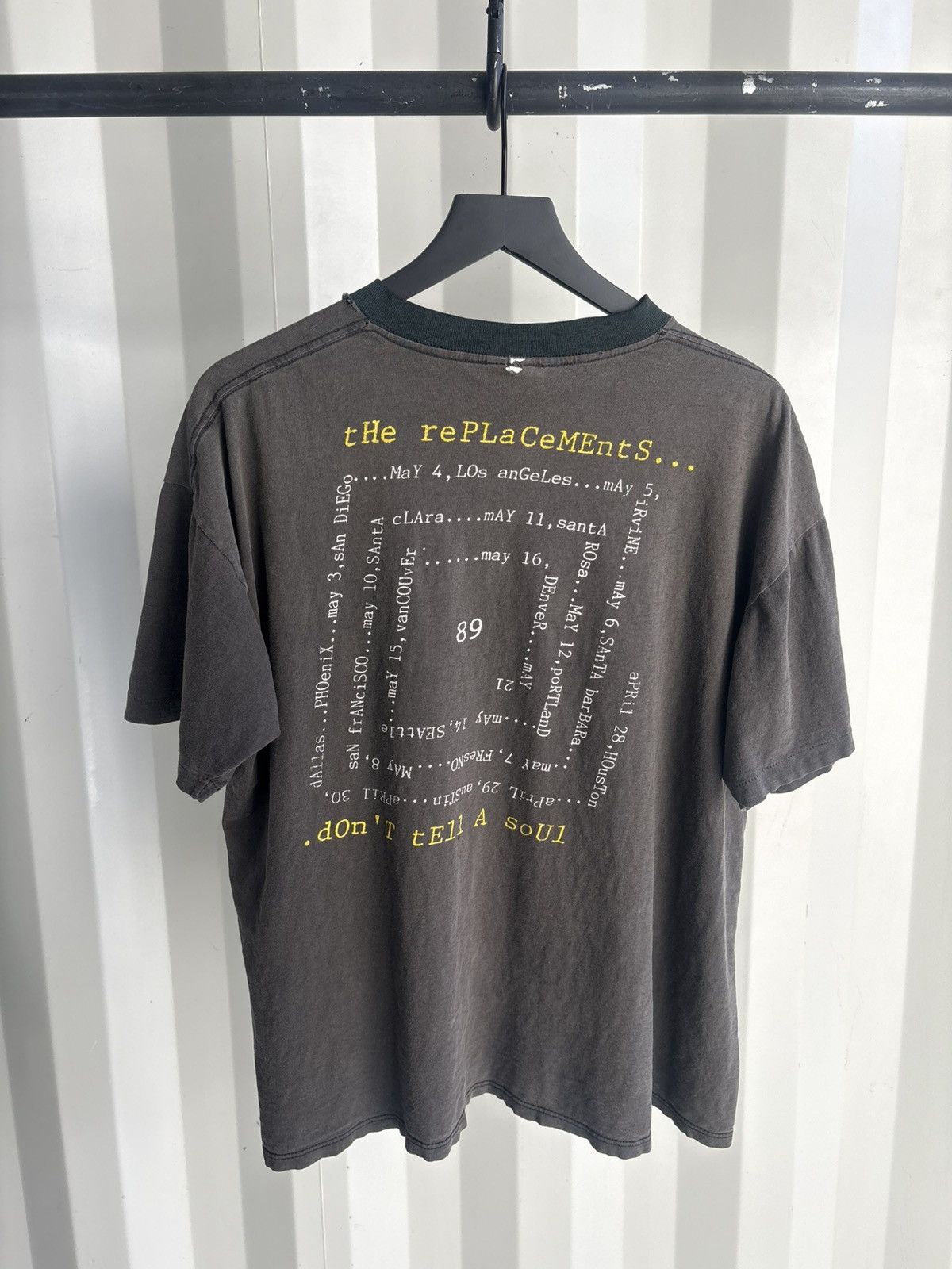 Band Tees Vintage The Replacements Faded Distressed Shirt GRUNGE Band Size US XL / EU 56 / 4 - 3 Thumbnail