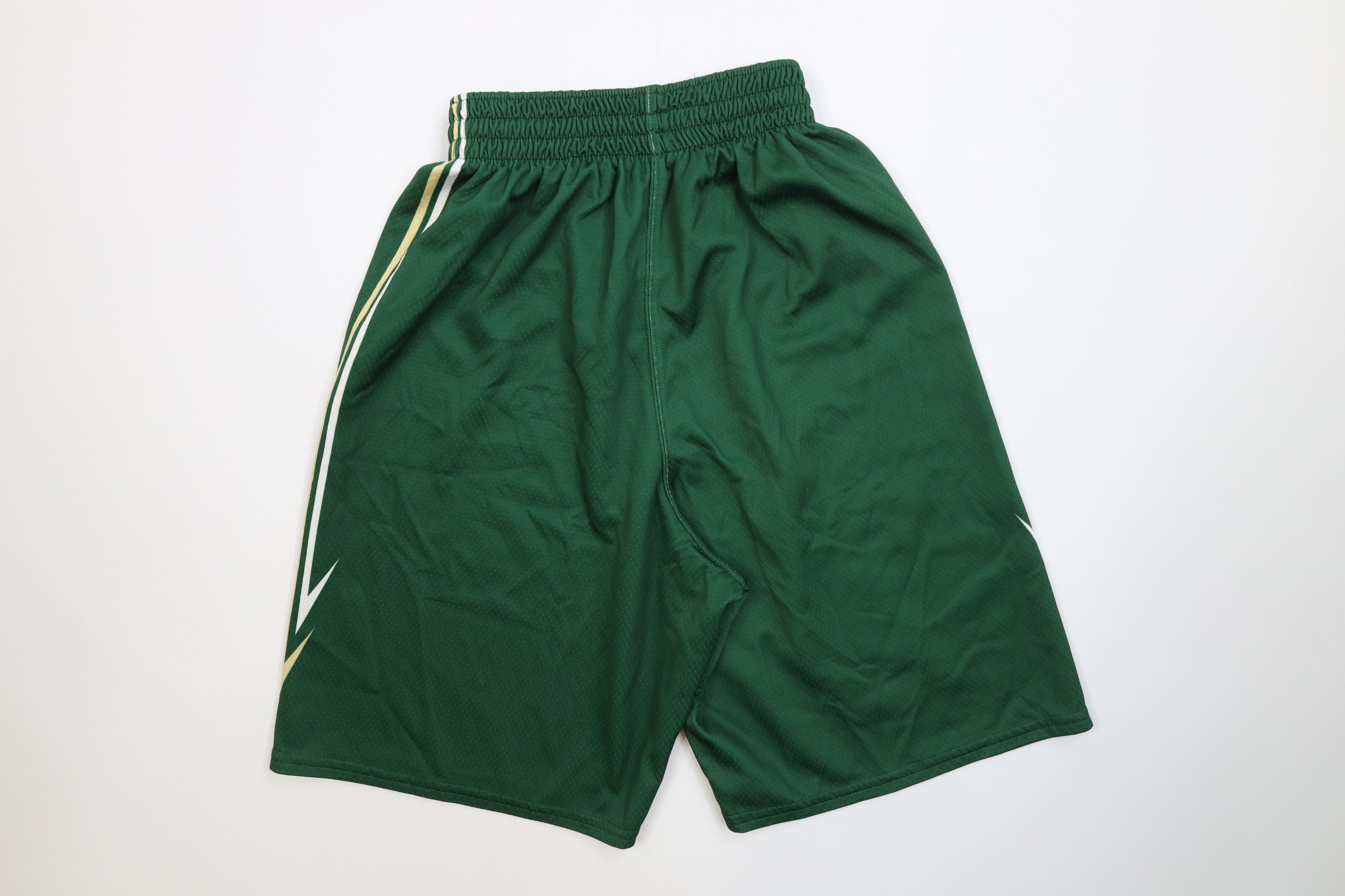 Russell Athletic Vintage 90s Y2K Russell Athletic Basketball Shorts Green Size US 32 / EU 48 - 7 Thumbnail