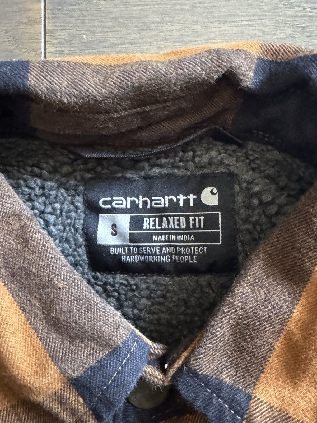 Carhartt Fur lined Carhartt button up flannel Size US S / EU 44-46 / 1 - 4 Thumbnail