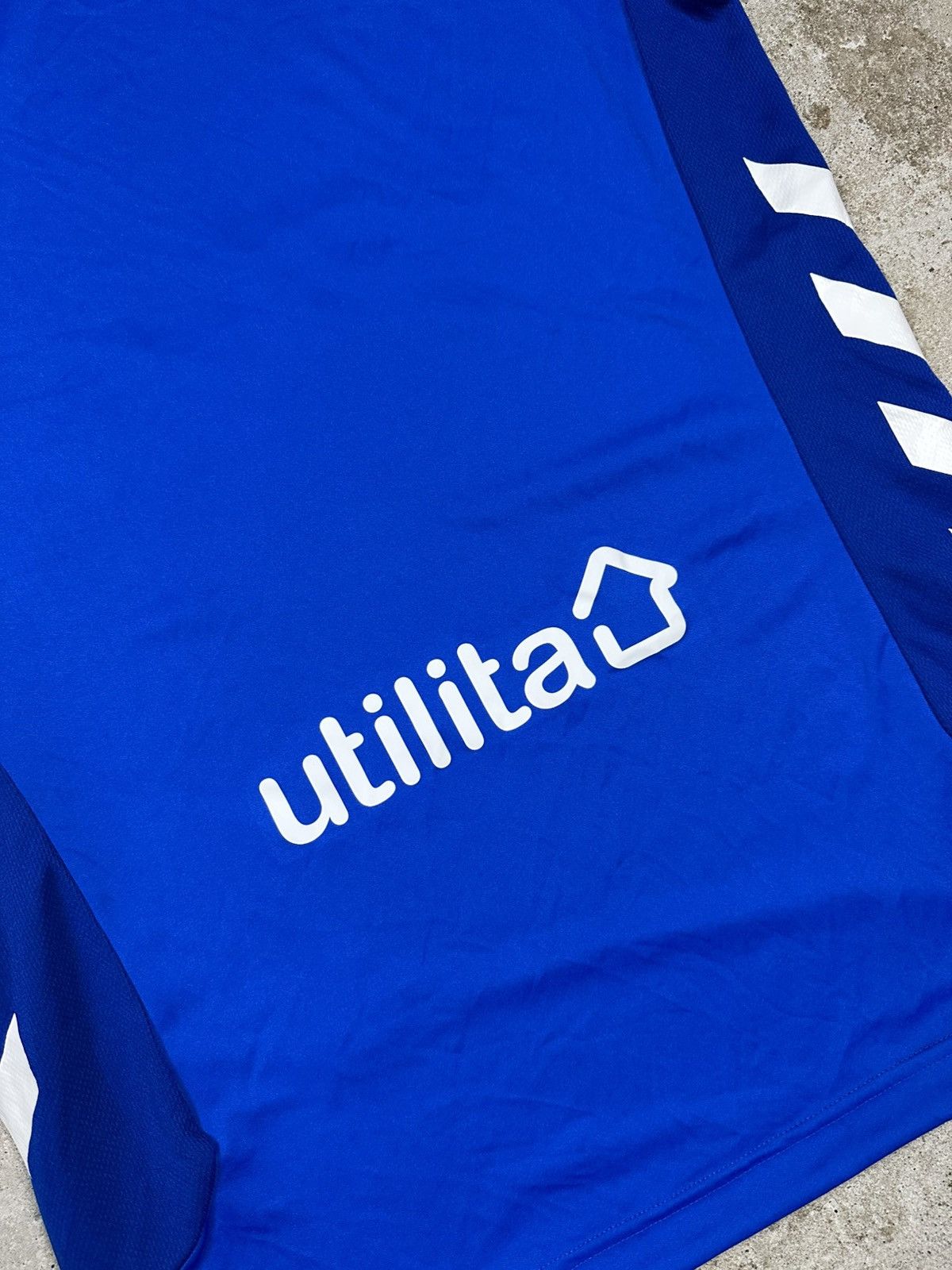 Hummel × Vintage Hummel x Rangers 2018/2019 Home Jersey Soccer T Shirt Size US S / EU 44-46 / 1 - 12 Thumbnail