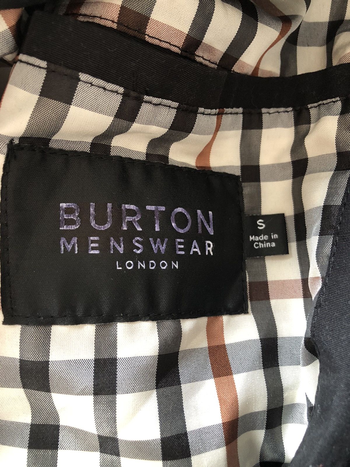 Burton VINTAGE BURTON LONDON QUALITY TRENCH COAT JACKET Size US S / EU 44-46 / 1 - 3 Thumbnail