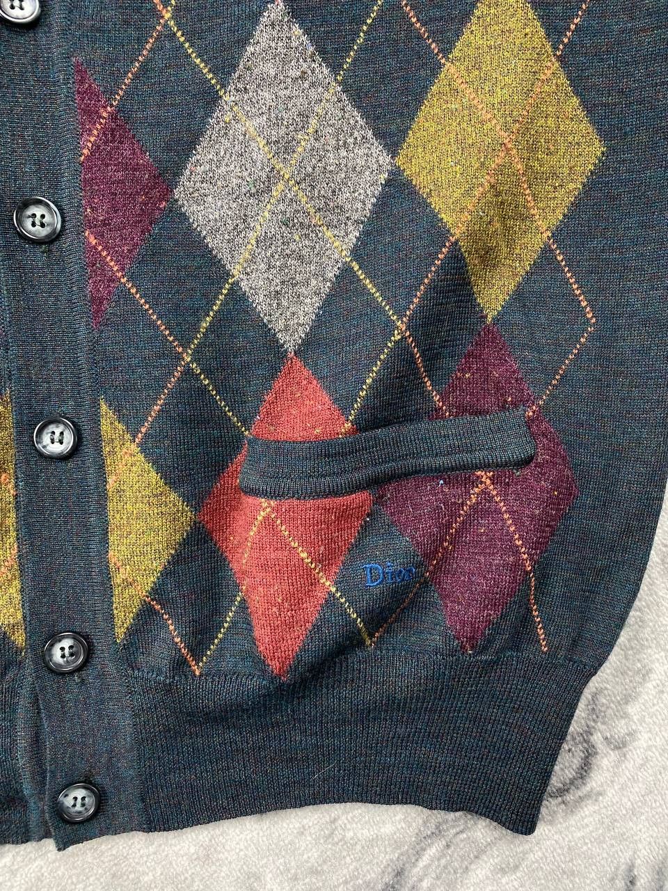 Dior Vintage Christian Dior Monsieur Wool Cardigan 90s Men Size US L / EU 52-54 / 3 - 6 Thumbnail