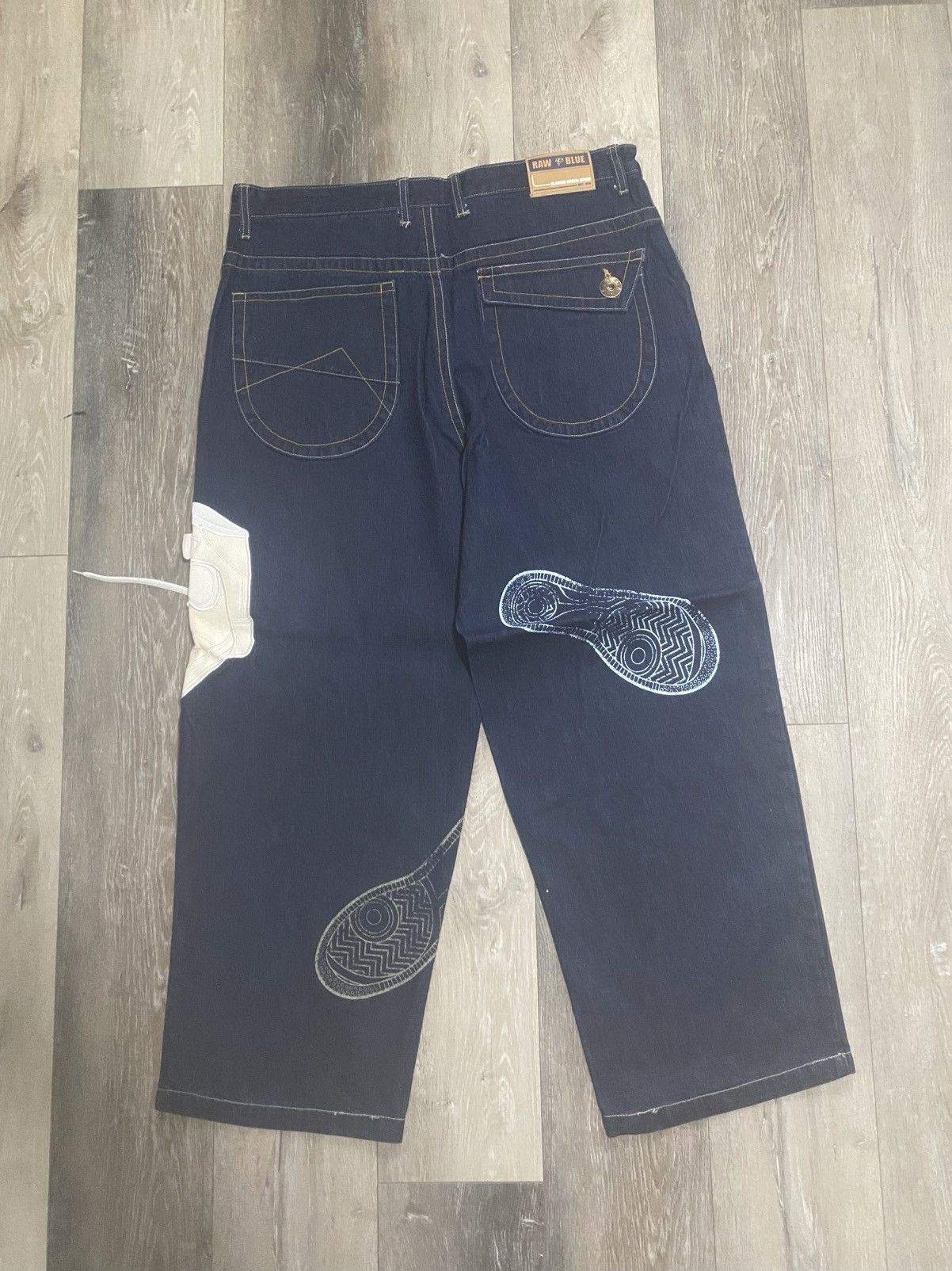 Other Raw blue denim jeans Size US 40 / EU 56 - 2 Thumbnail