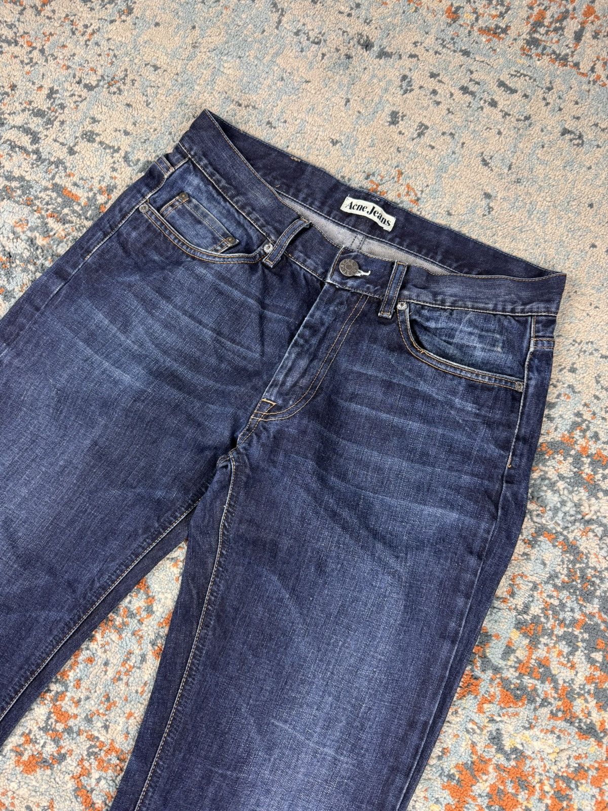 Acne Studios Vintage 00s Acne Studios jeans washed denim slim skinny hedi Size US 31 - 3 Thumbnail