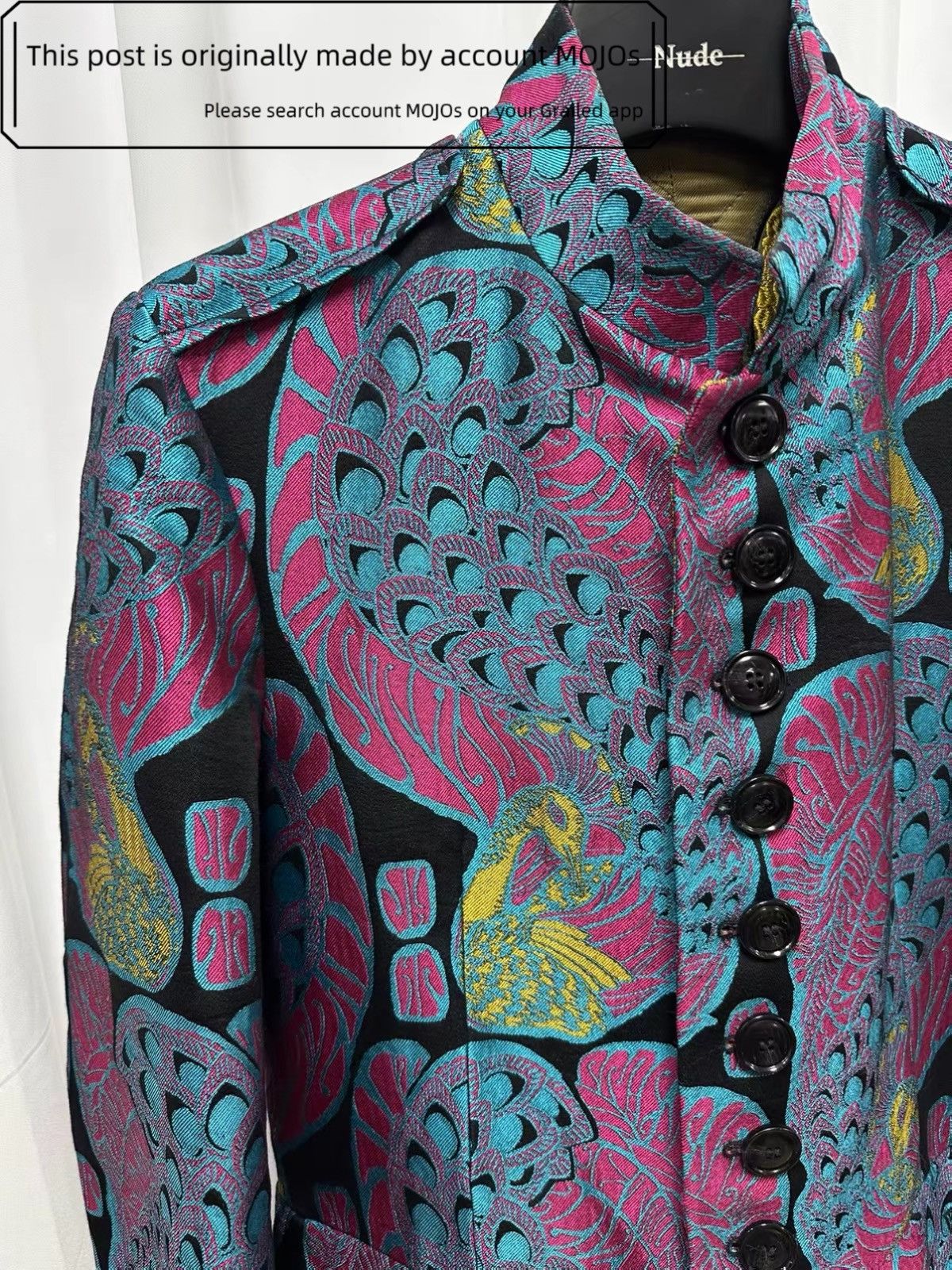 Dries Van Noten Sz 44 Dries Van Noten 16AW Fantasy Color Pattern Jacket Size US S / EU 44-46 / 1 - 2 Thumbnail