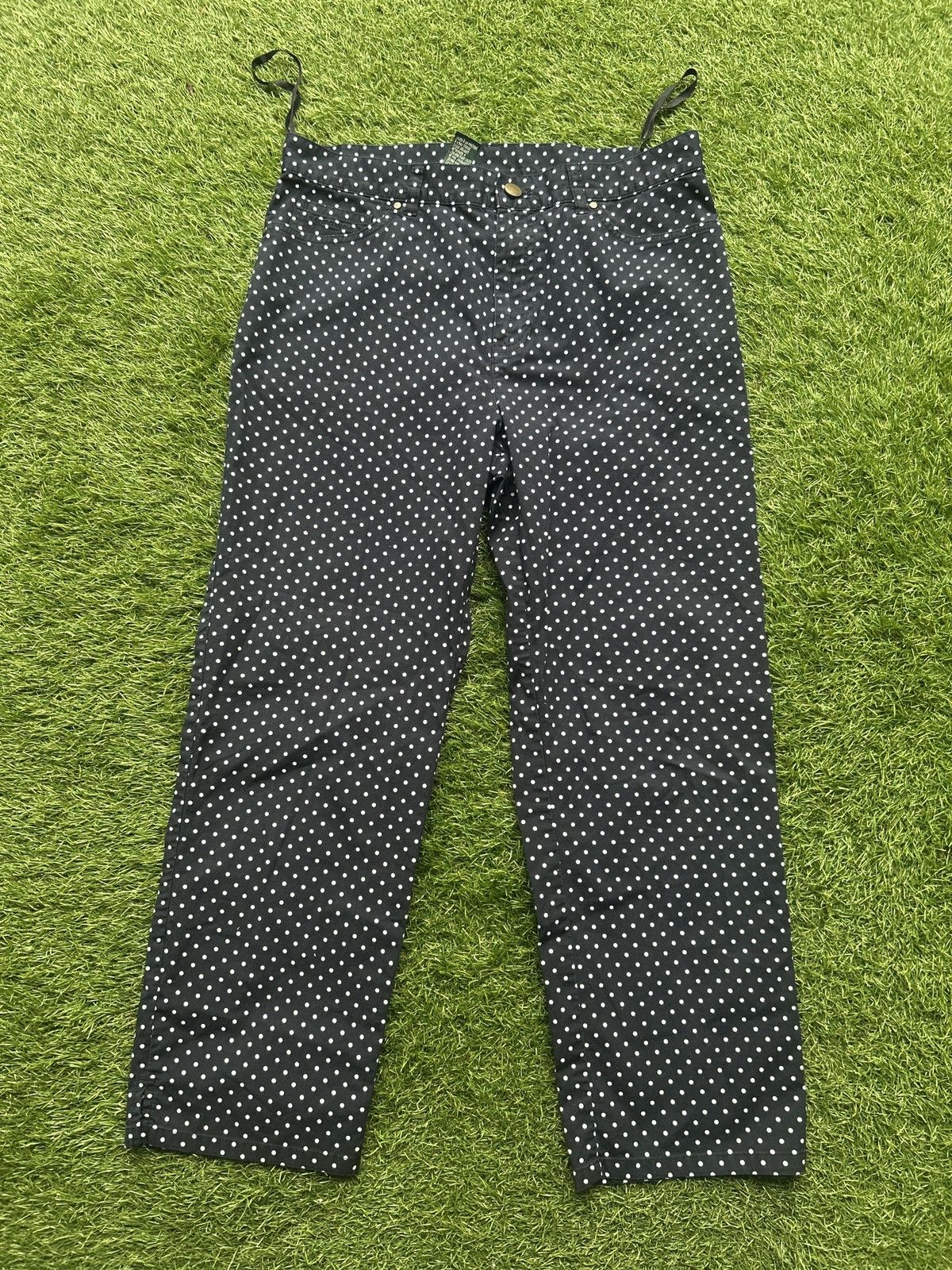 Ralph Lauren Vintage Lauren Ralph Lauren Petite Polka Dot Pants Size 32" / US 10 / IT 46 - 1 Thumbnail