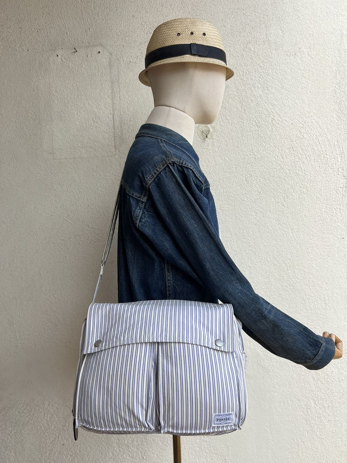 Porter Porter Yoshida The 70th Anniversary Striped Messager Bag Size ONE SIZE - 1 Thumbnail