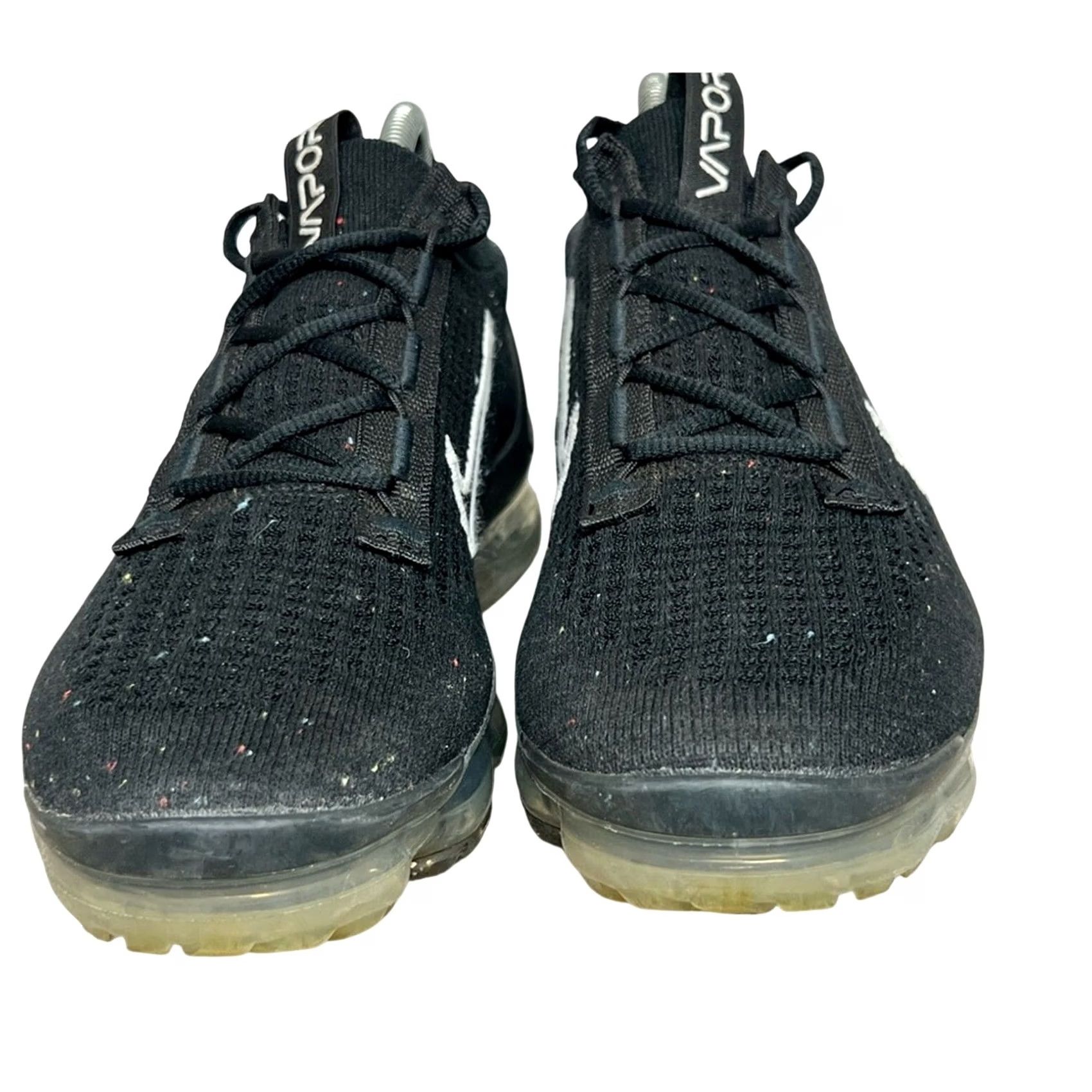 Nike Nike Air Vapormax 2021 FK Flyknit Black Silver White DC4112-002 Womens 8.5 Size ONE SIZE - 5 Thumbnail