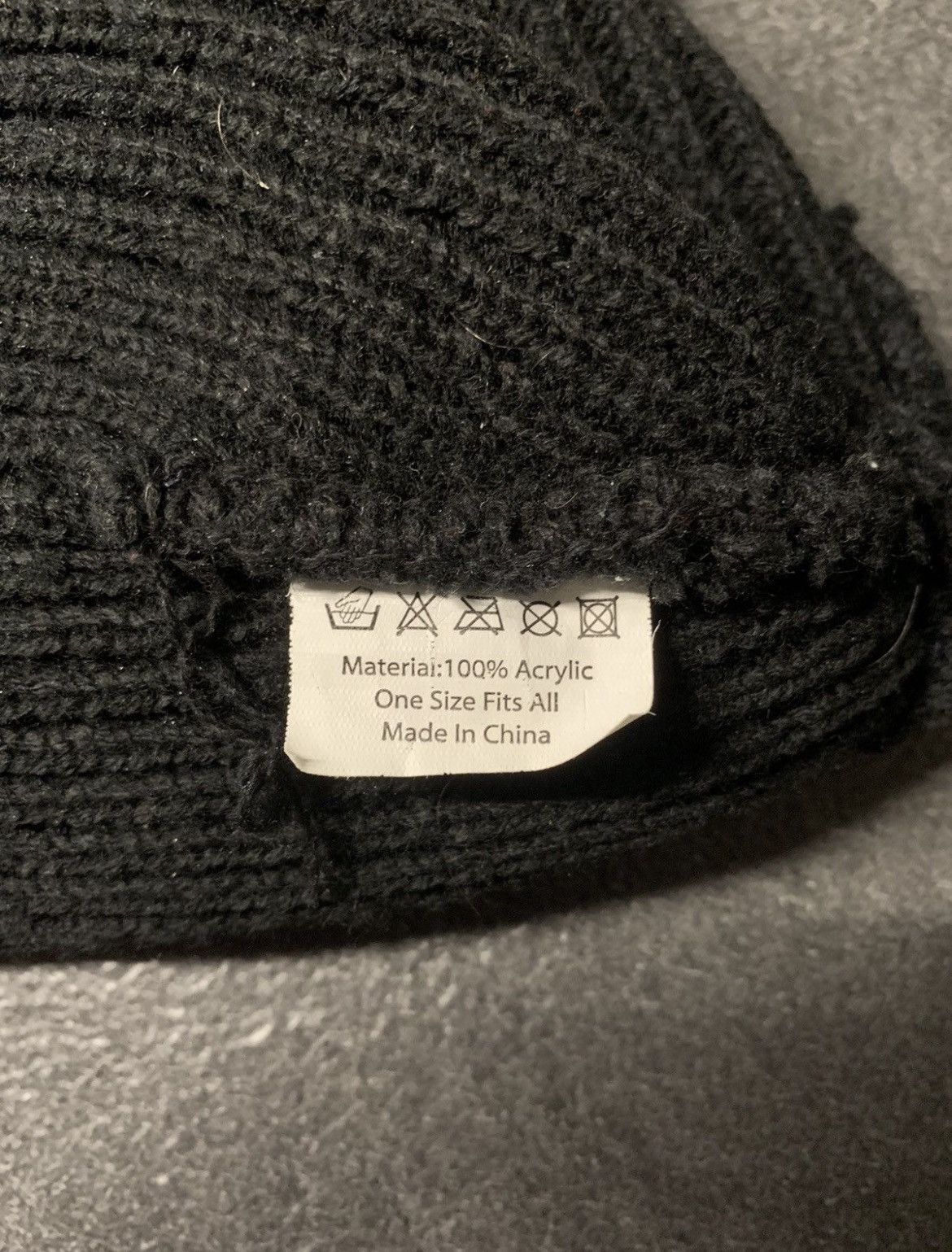 Fucking Awesome Fucking Awesome black Logo beanie Size ONE SIZE - 3 Thumbnail