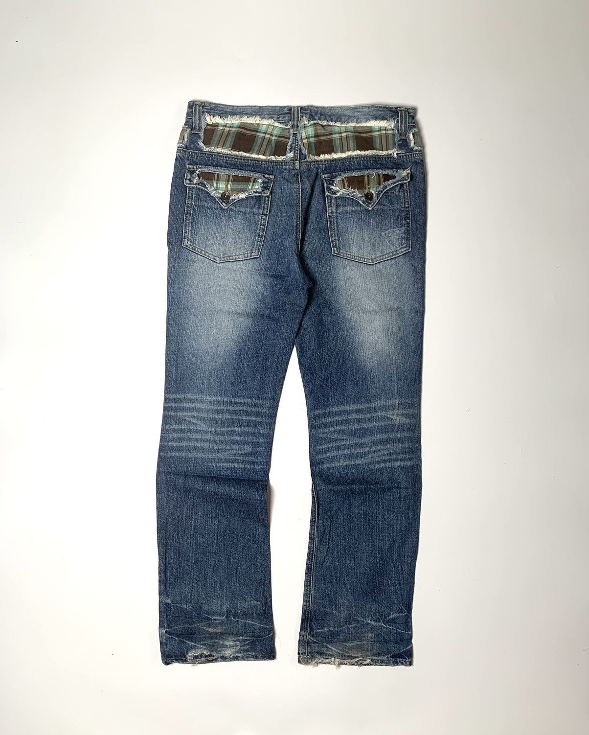 Japanese Brand × Vintage Beach sound distressed denim Size US 32 / EU 48 - 8 Thumbnail