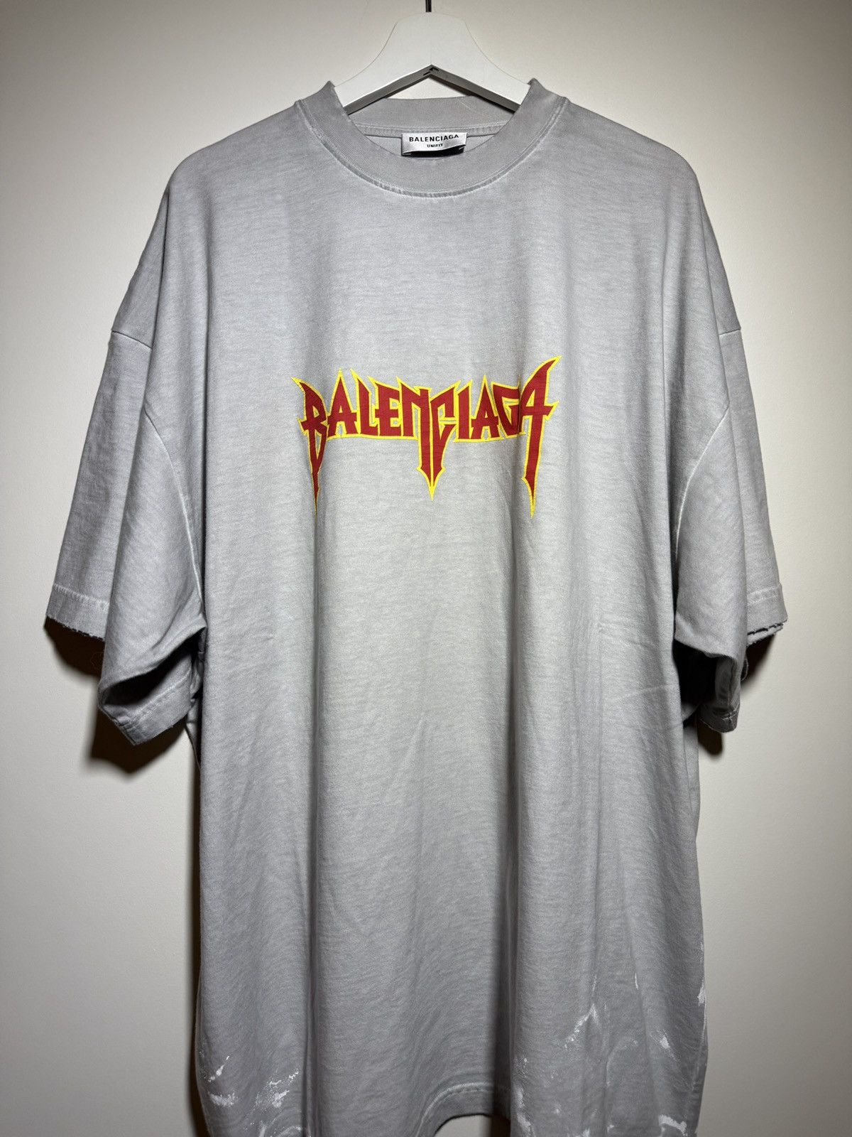 Balenciaga Balenciaga Metal Vintage Oversized T Shirt 4 Size US XL / EU 56 / 4 - 2 Thumbnail
