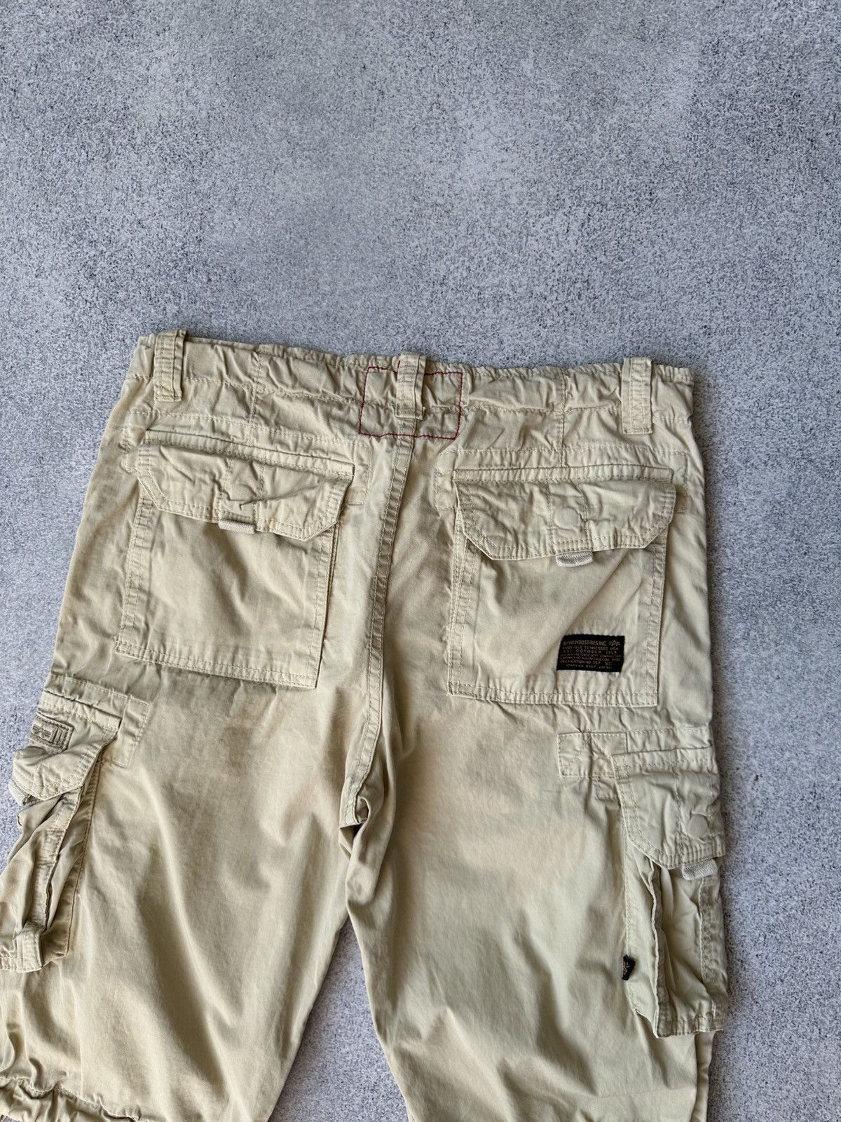 Alpha Industries × Vintage Vintage Alpha Industries Cargo Shorts Size US 32 / EU 48 - 10 Thumbnail