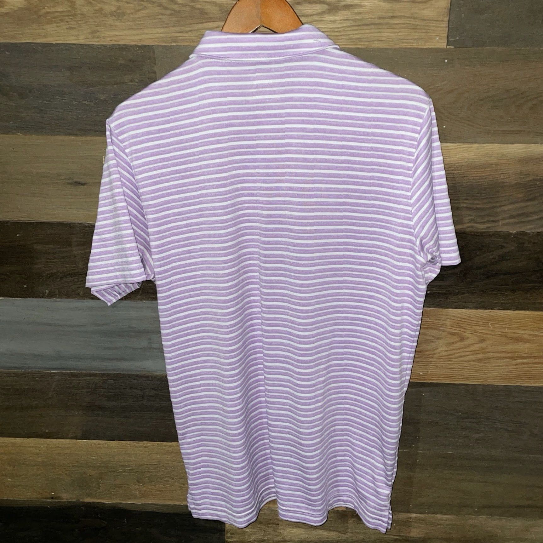 Puma PUMA Polo Shirt Mens Size M Purple Striped Polo Shirt Mens Medium Purple Striped Polo Shirt Mens Size US M / EU 48-50 / 2 - 5 Thumbnail