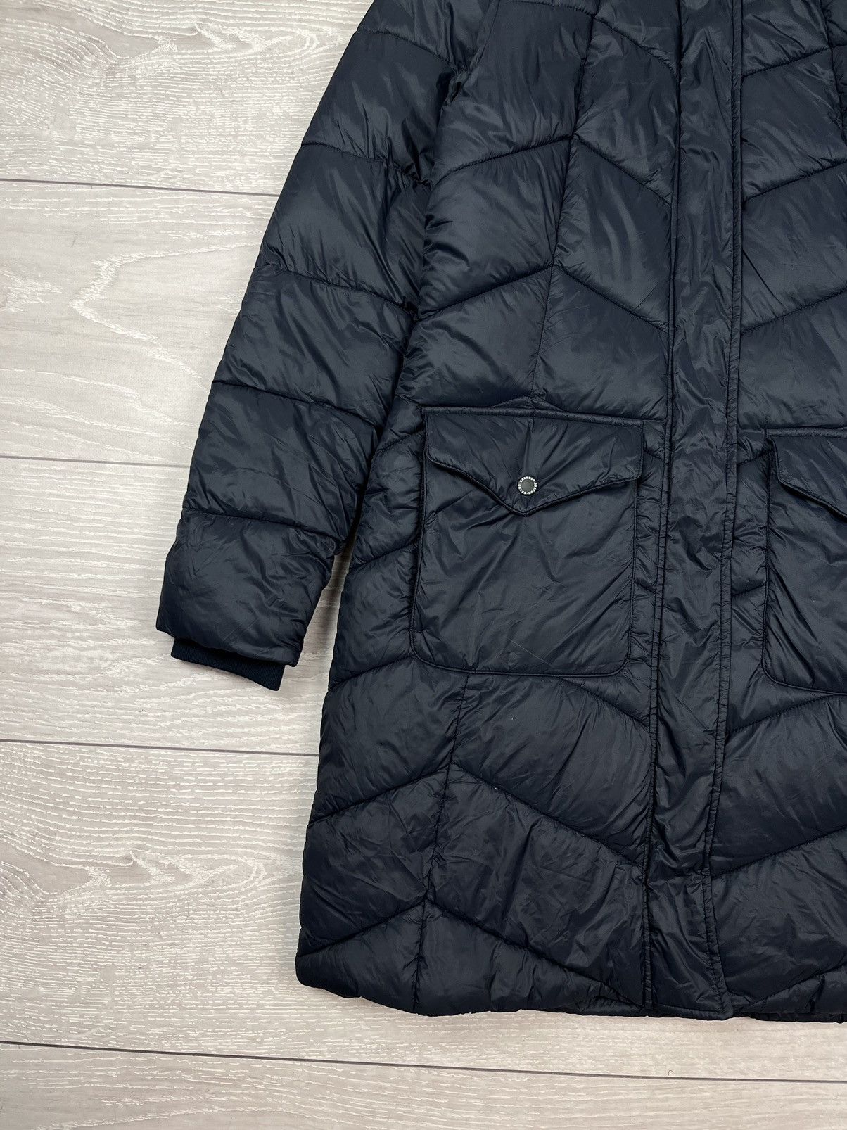 Barbour Barbour Clam Quilt Womens Long Fur Puffer Jacket Size M / US 6-8 / IT 42-44 - 4 Thumbnail
