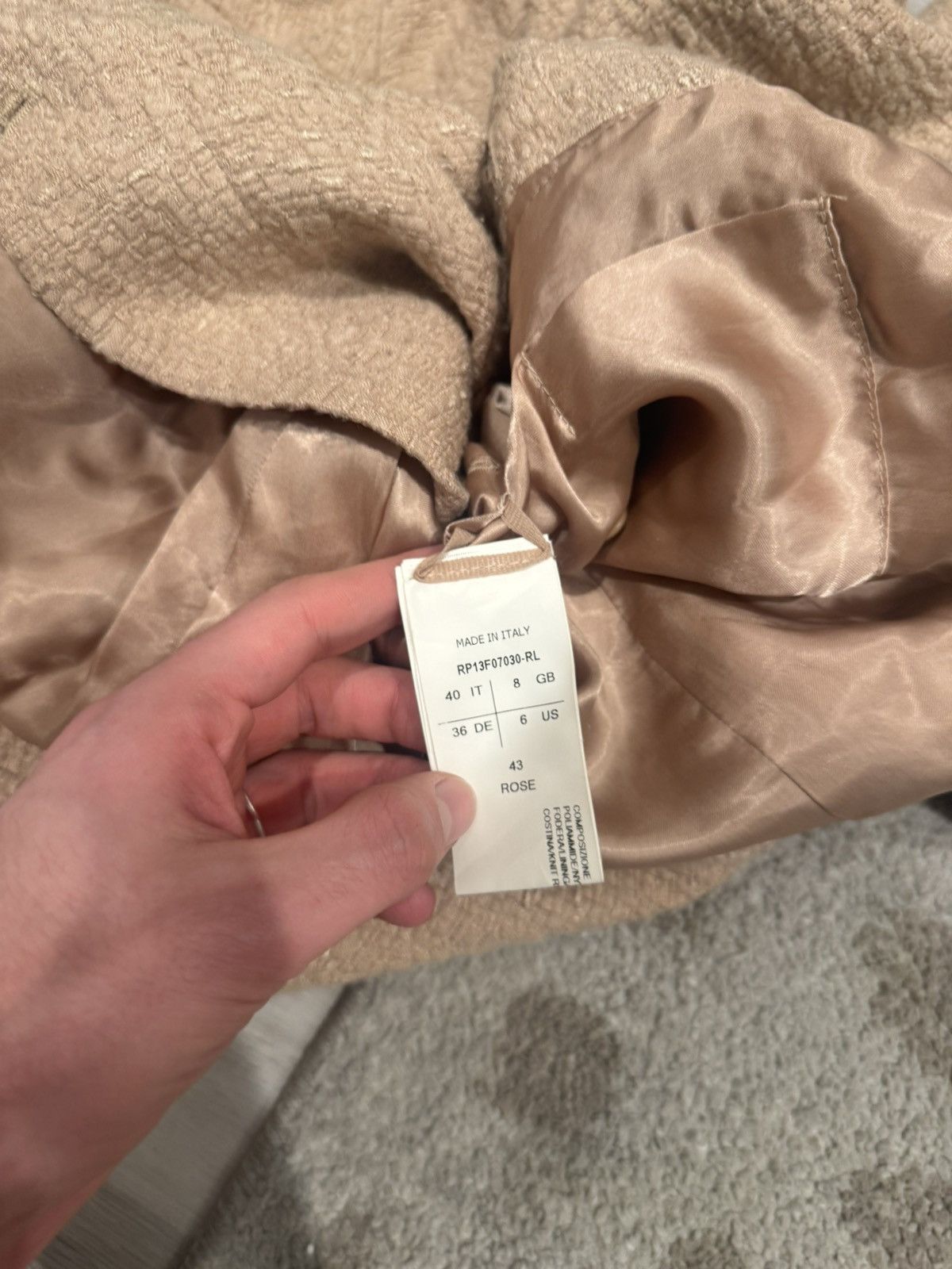 Rick Owens runway f/w 2013 rose chambre jacket!! Size US S / EU 44-46 / 1 - 7 Thumbnail