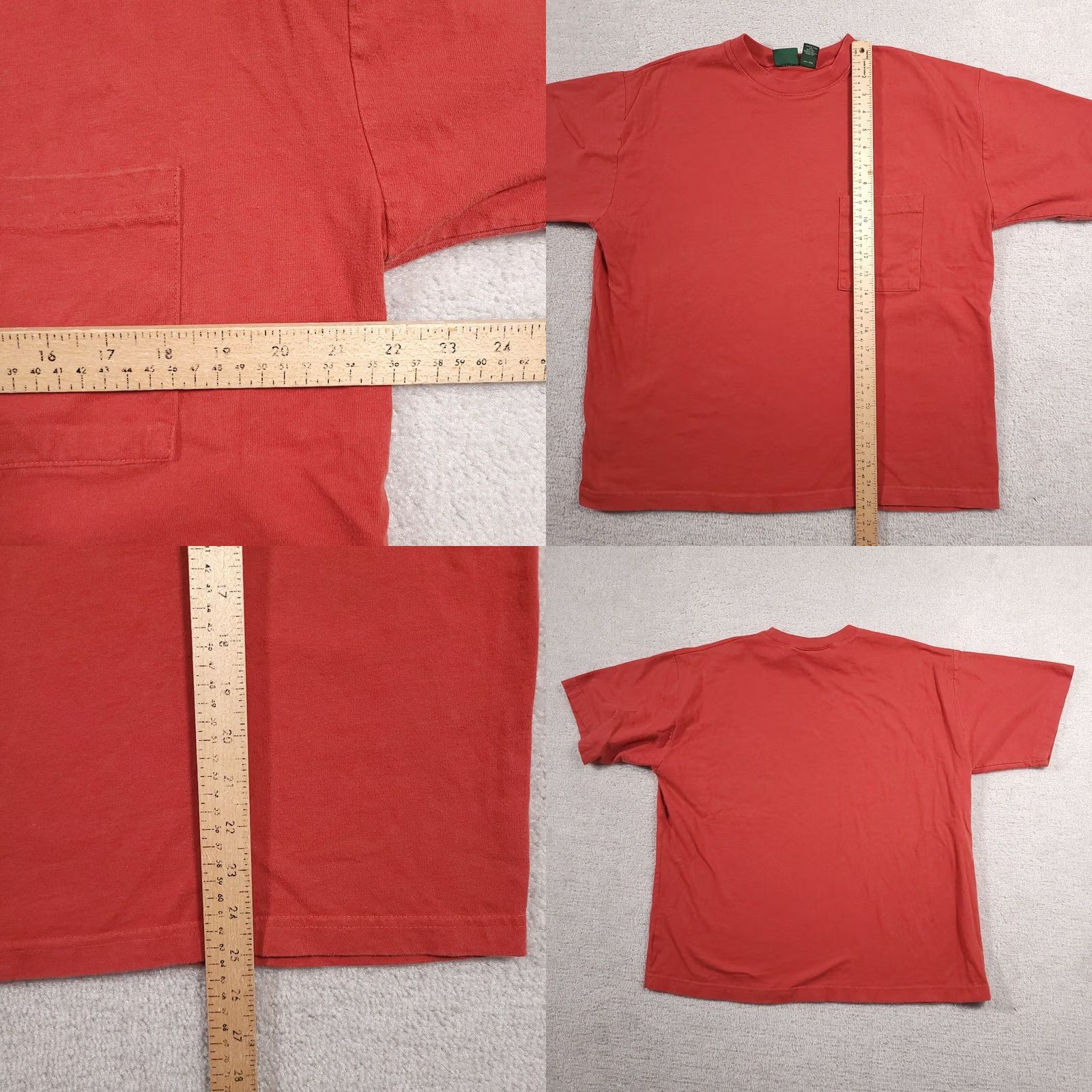 Vintage VINTAGE Hunt Club Shirt Mens XL Orange Pocket Tee Short Sleeve Crewneck Made In USA Size US XL / EU 56 / 4 - 8 Thumbnail