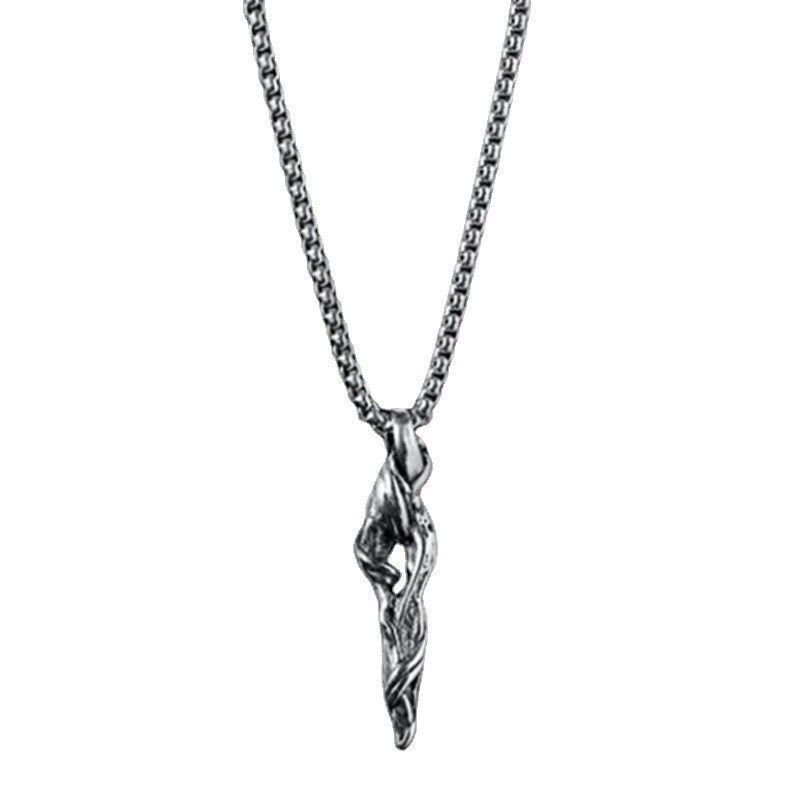 Jewelry Retro Style Wooden Pendant Necklace Size ONE SIZE - 3 Thumbnail